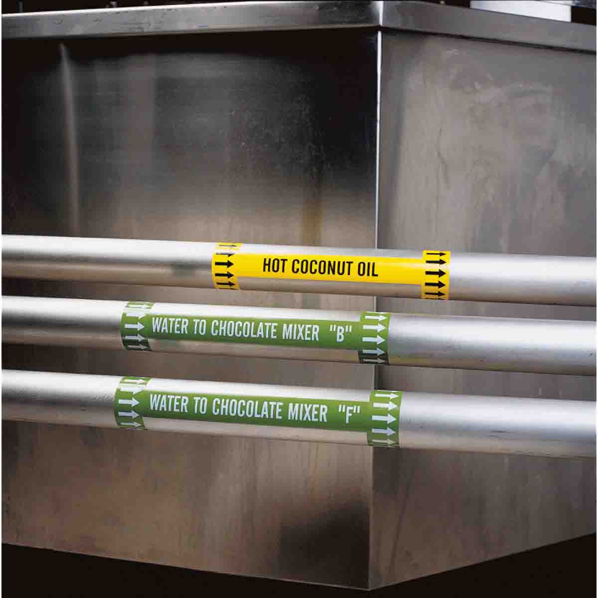 SelfSticking Vinyl Pipe Marker Brady Part 108703 Brady