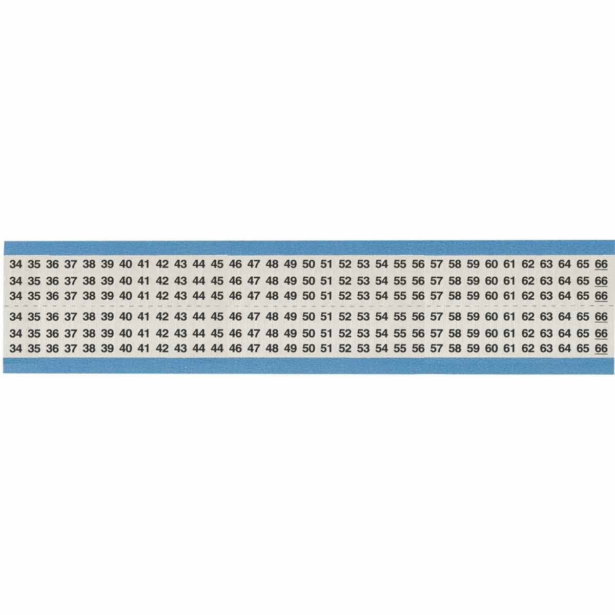 HH-34-66-SC-PK Wire Marker 0.75in H x 0.27in W, 34 to 66