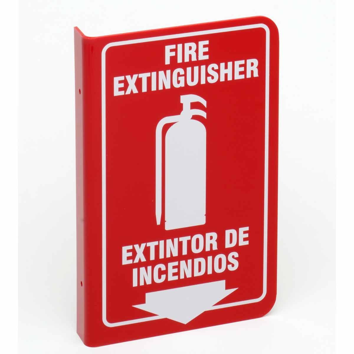 Brady Part L3fe15a 454 Senalamiento Bilingue De Extintor De Incendios Estilo L Bradyid Com Mx