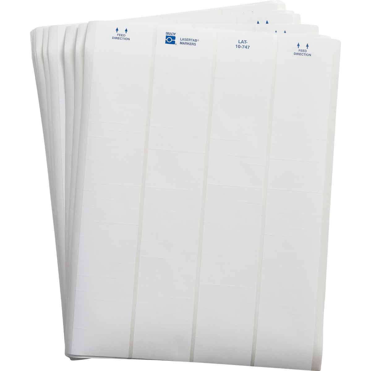 LAT-10-747-10 Lbls 0.25 in H x 1.875 in W WT 65/PK