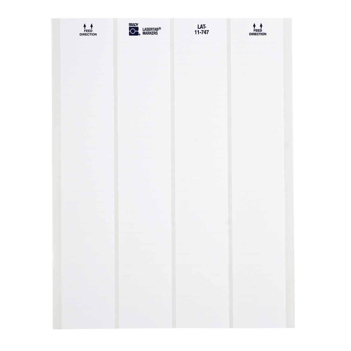 LAT-11-747-5 Lbls 0.375 in H x 1.875 in W WT 50/PK