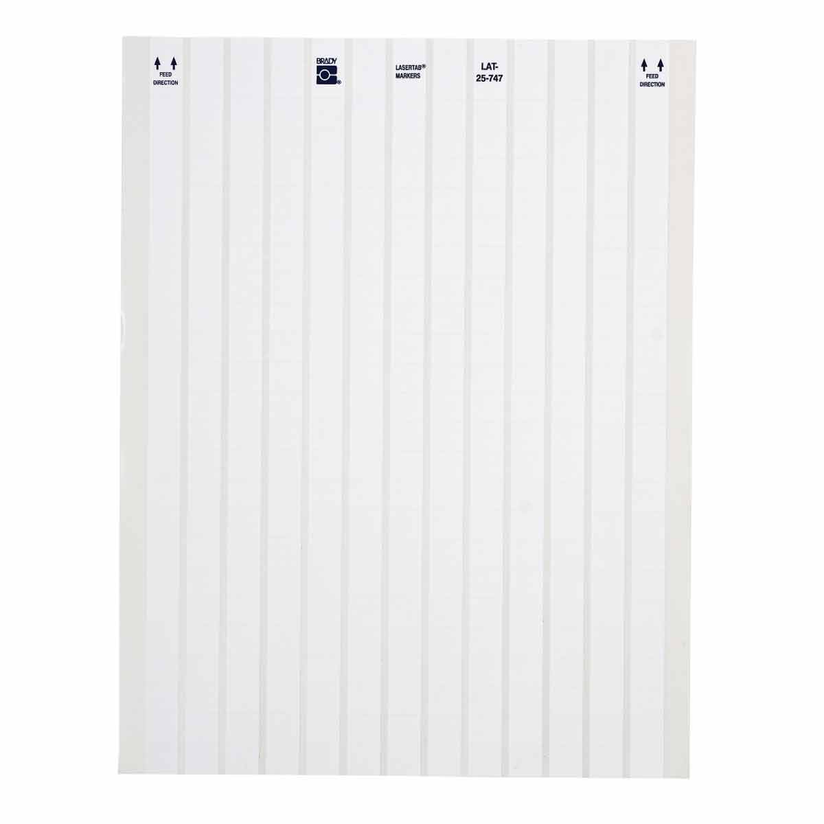 LAT-25-747-10 Lbls 0.437 in H x 0.5 in W WT 35/PK