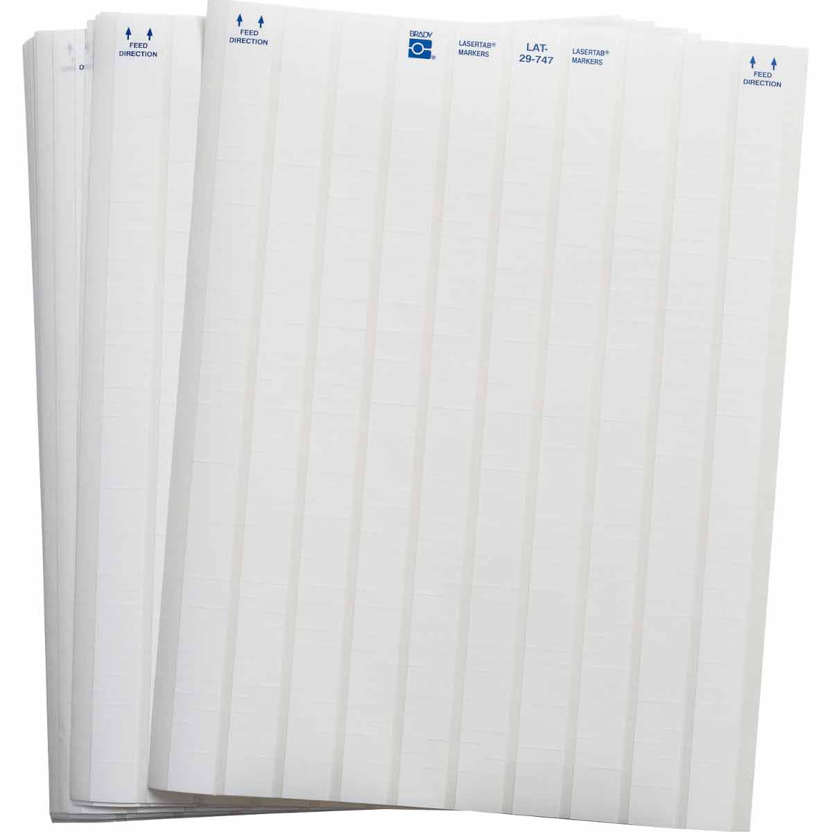 LAT-29-747-10 Lbls 0.2 in H x 0.65 in W WT 21/PK