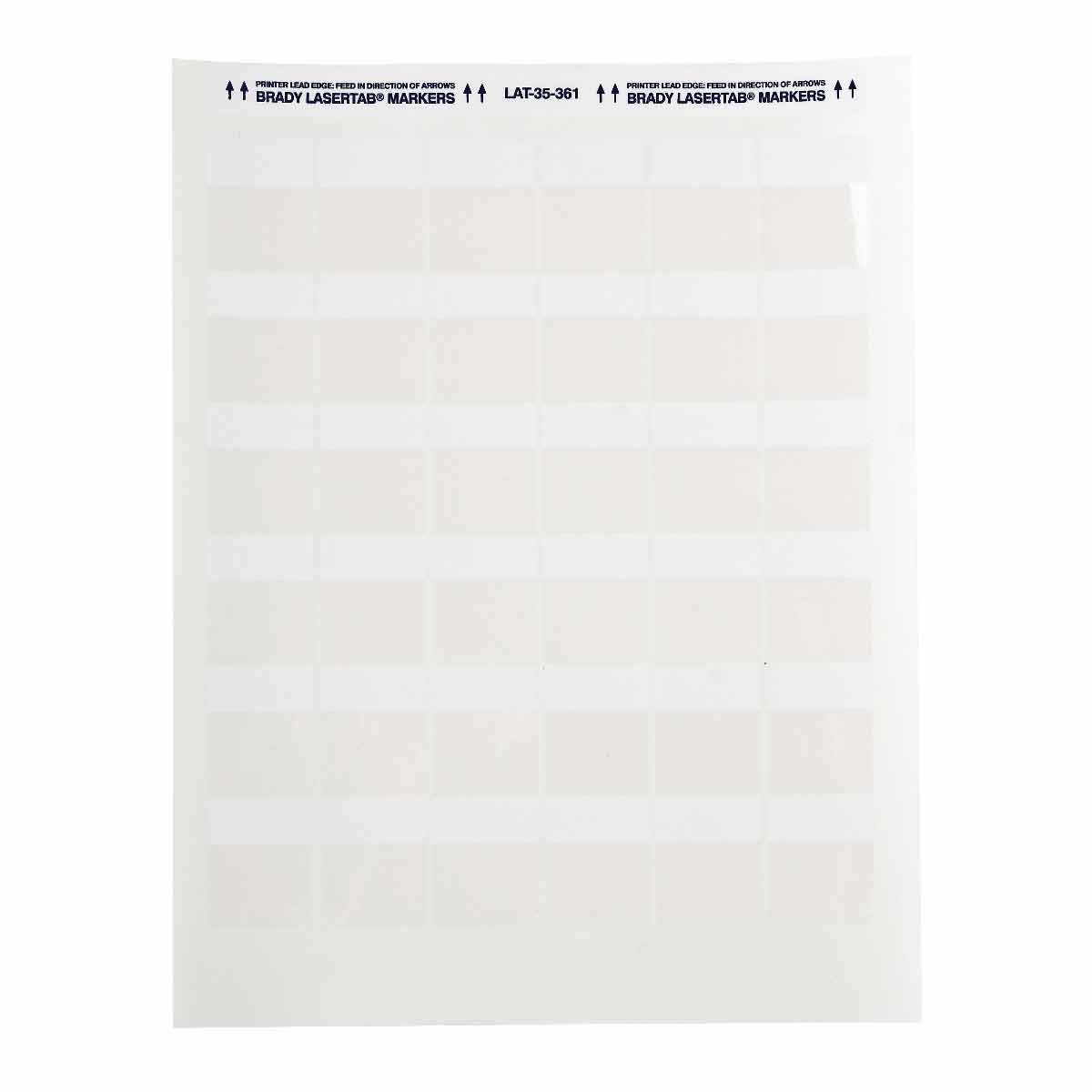 LAT-35-361-2.5 Lbls 1.5 in H x 1.2 in W WT, CL 69/PK