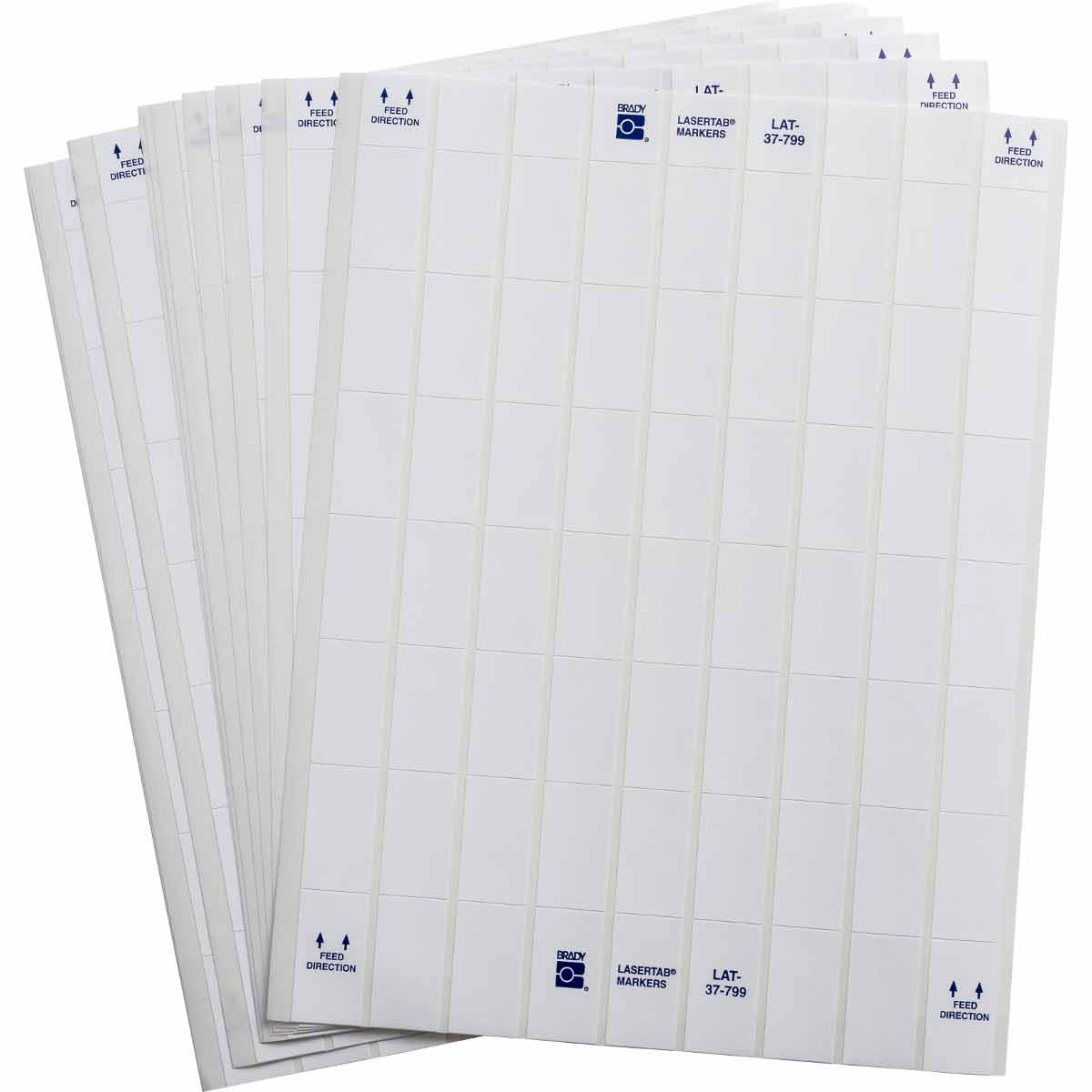 LAT-37-799-1 Lbls 1.437 in H x 0.8 in W WT 19/PK