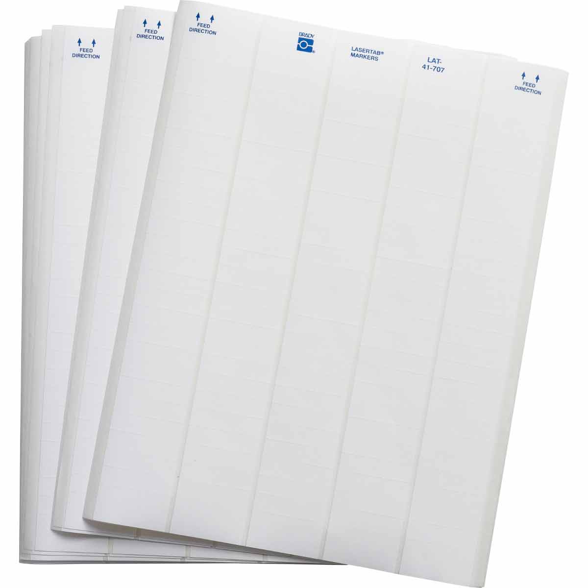 LAT-41-707-10 Lbls 0.375 in H x 1.5 in W WT 80/PK