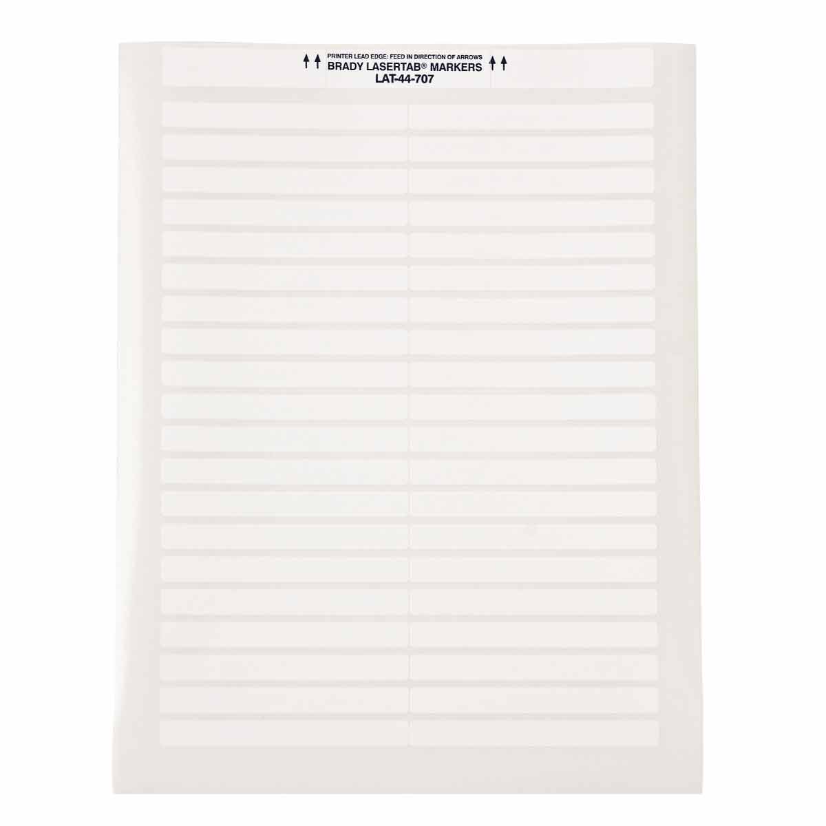 LAT-44-707-2.5 Lbls 0.375 in H x 3.6 in W WT 63/PK