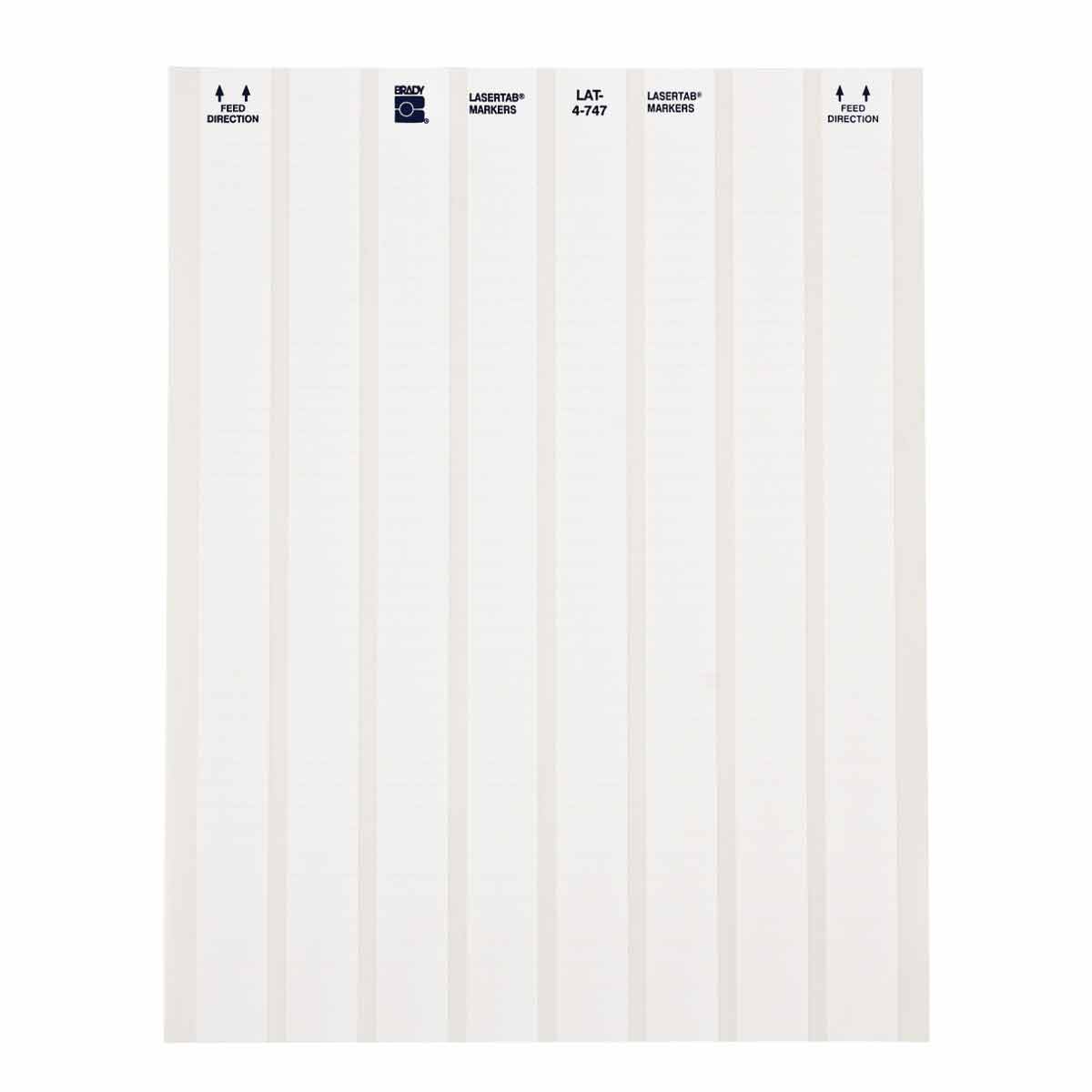 LAT-5-747-10 Lbls 0.5 in H x 0.8 in W WT 66/PK