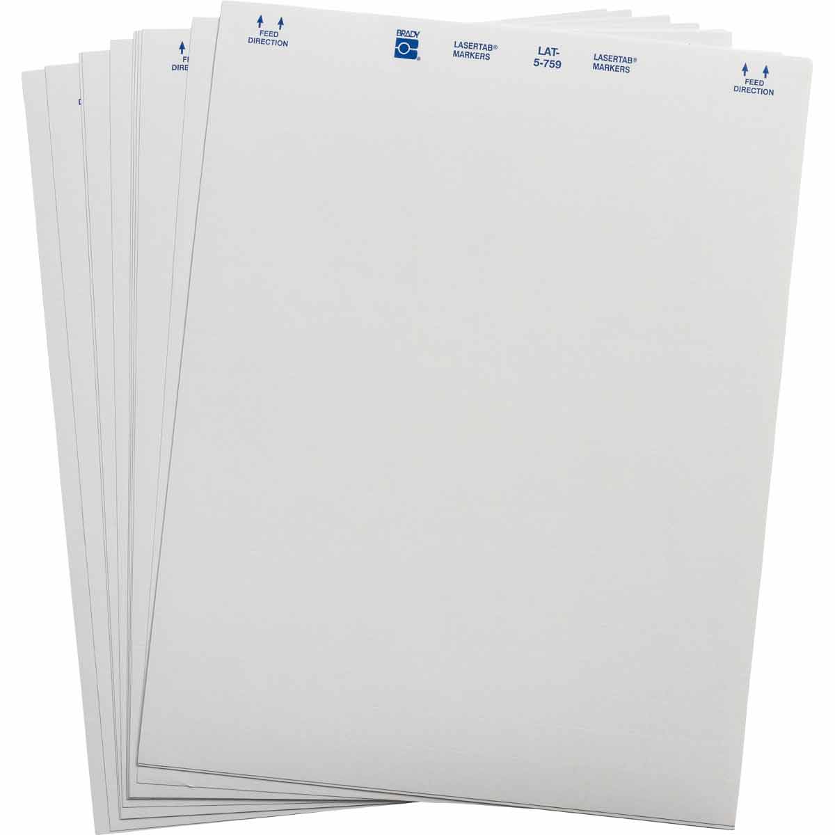 LAT-5-759-10 Lbls 0.5 in H x 0.8 in W WT 66/PK