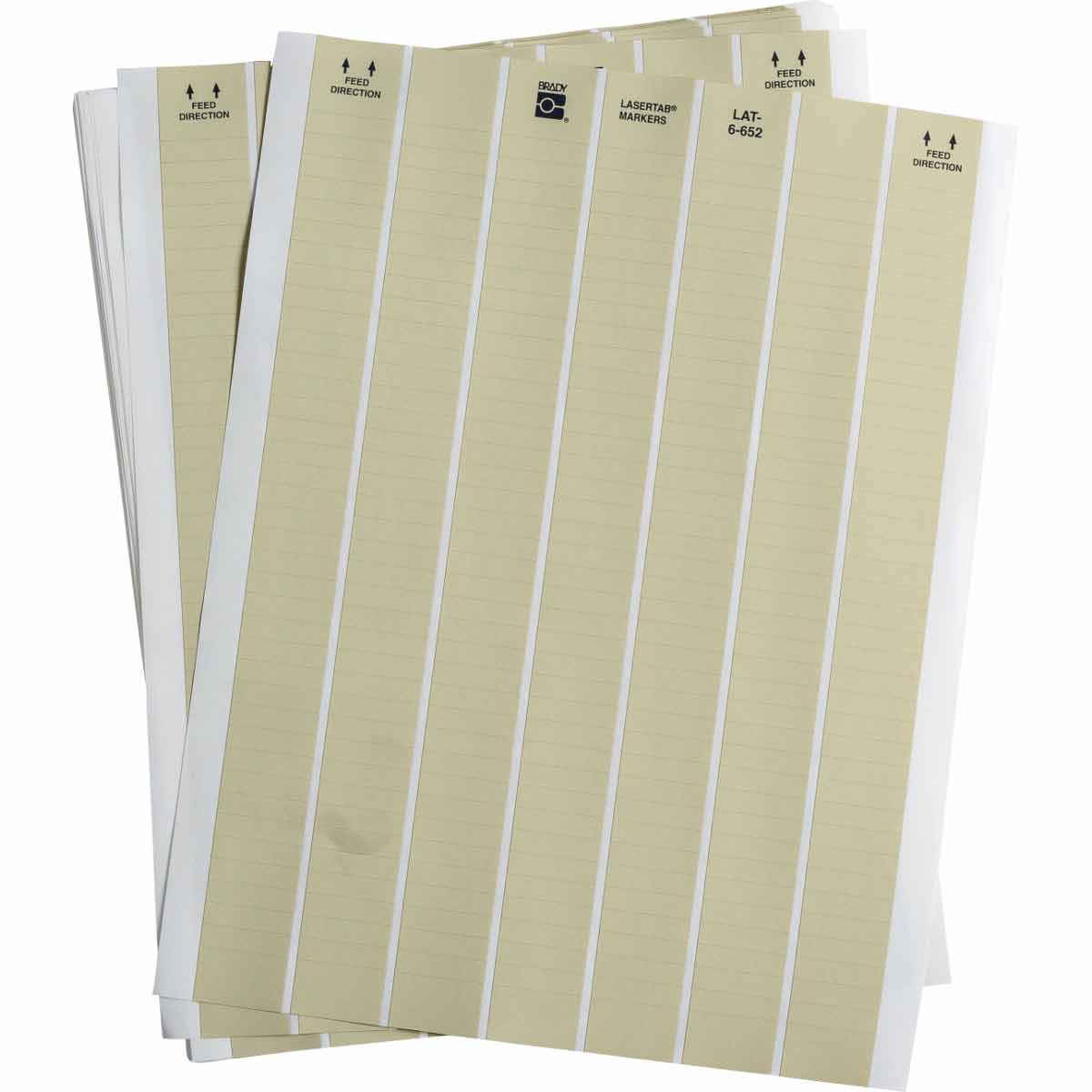 LAT-6-652-10 Lbls 0.25 in H x 1 in W AM 38/PK