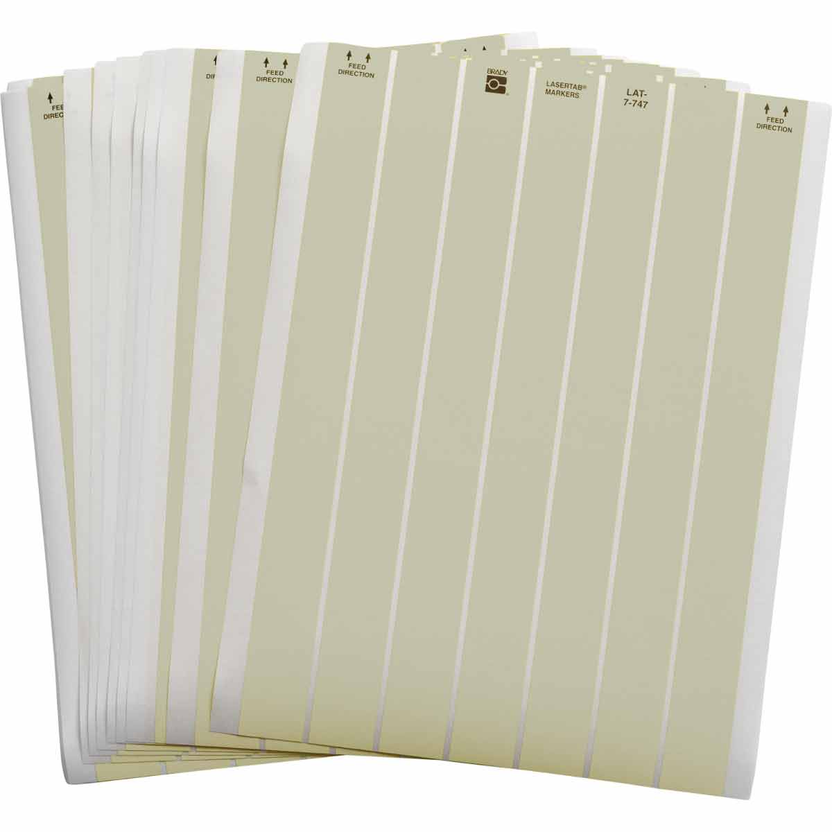 LAT-7-652-10 Lbls 0.5 in H x 1 in W AM 76/PK