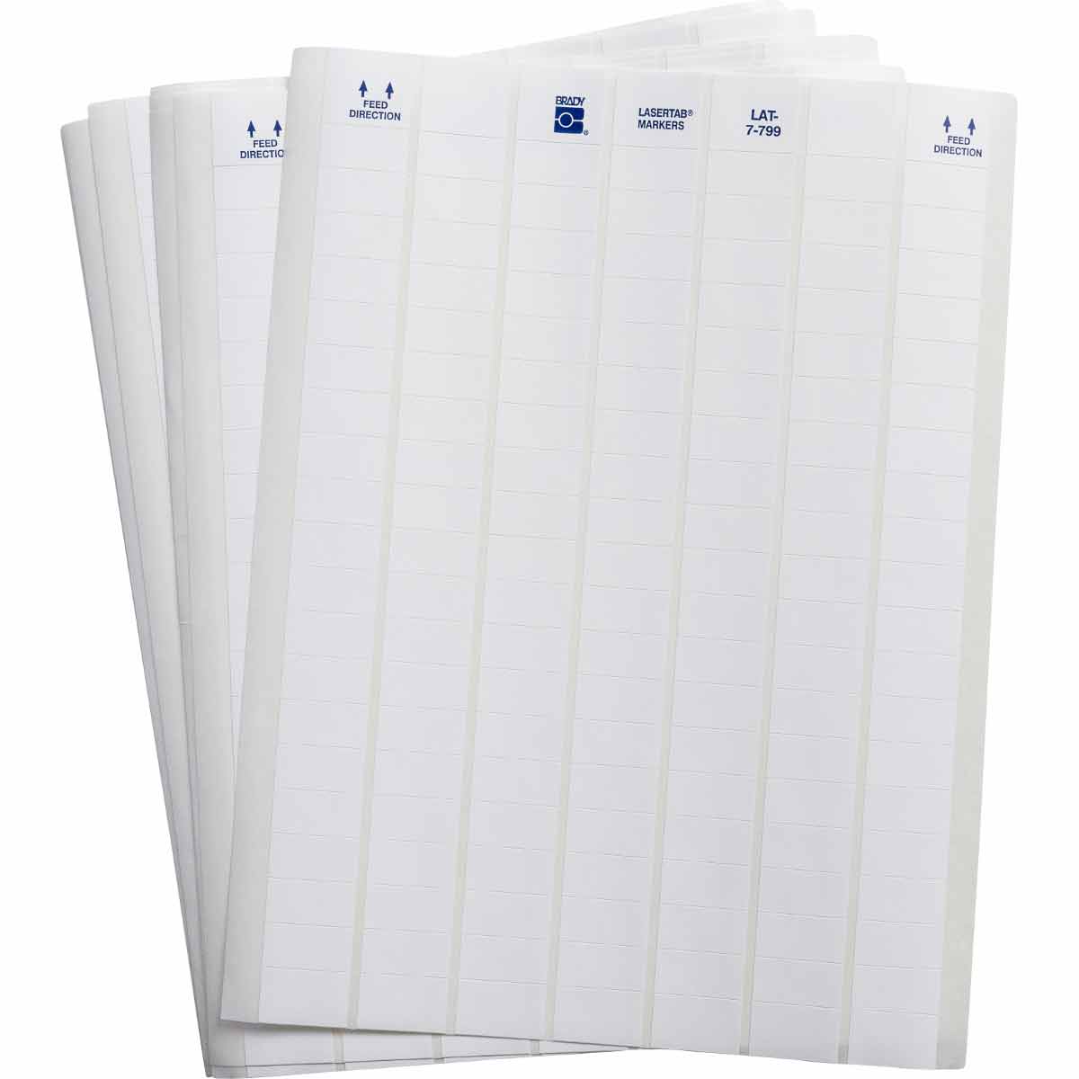 LAT-7-799-10 Lbls 0.5 in H x 1 in W WT 76/PK