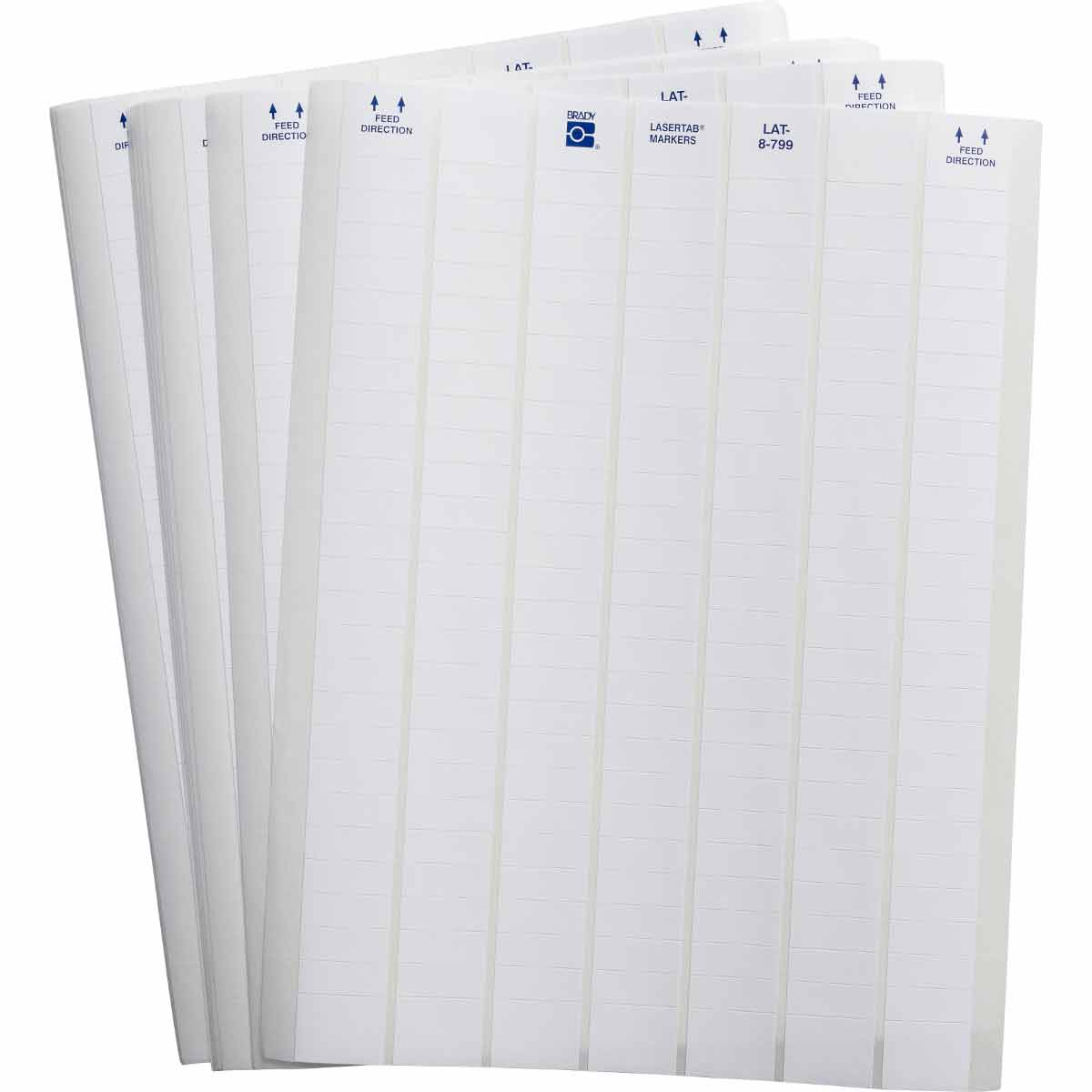 LAT-8-799-10 Lbls 0.375 in H x 1 in W WT 58/PK