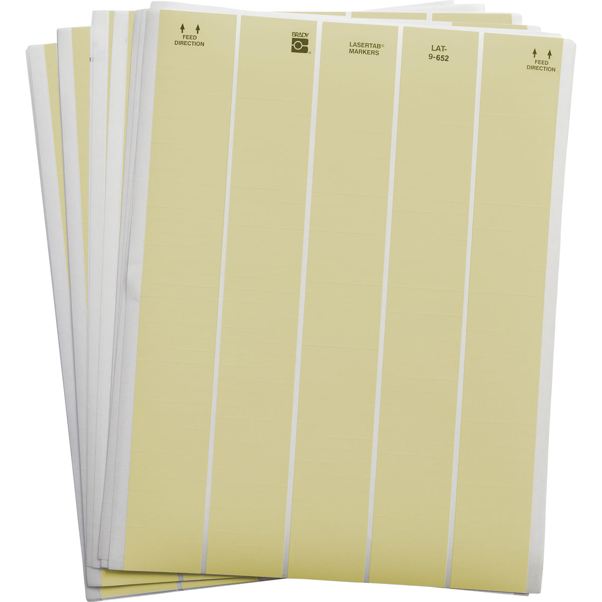 LAT-9-652-10 Lbls 0.25 in H x 1.5 in W AM 53/PK