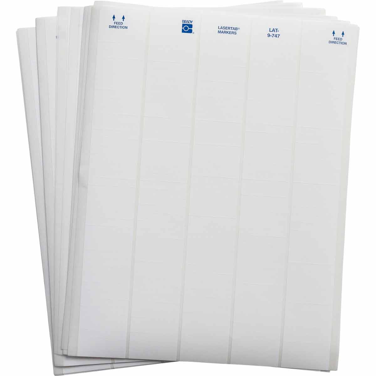 LAT-9-747-10 Lbls 0.25 in H x 1.5 in W WT 53/PK