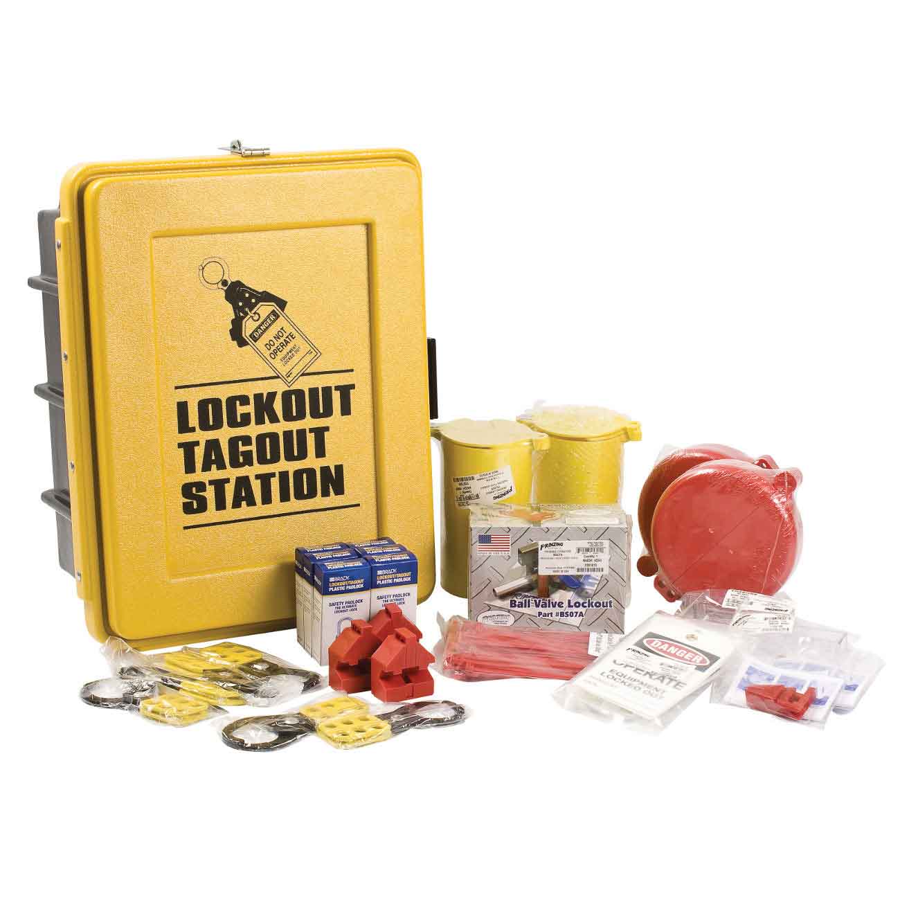Lockout Tagout Station Equipped - Brady Part: LC585E | Brady | BradyID.com