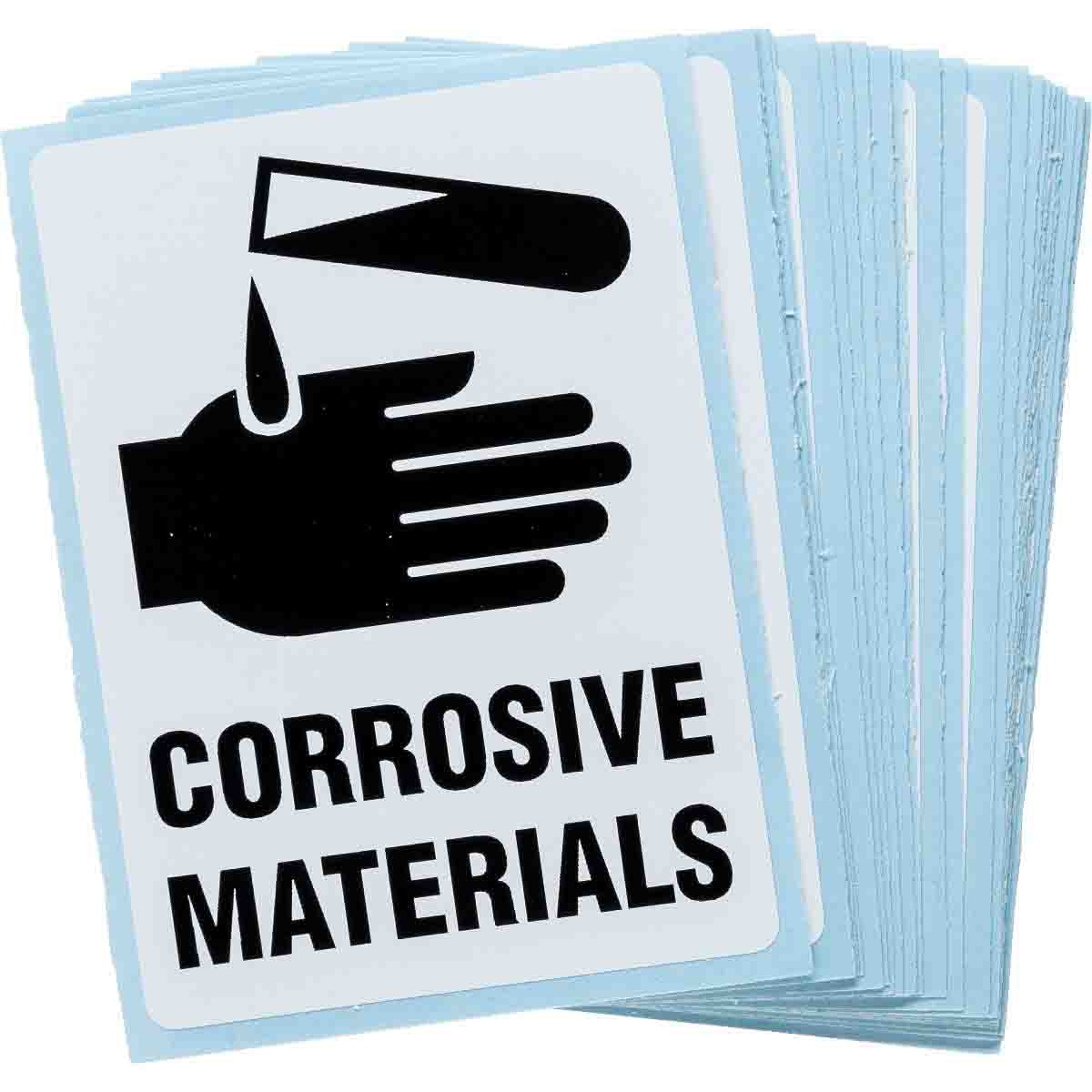 LH612E PRINZING LABELS HAZARD ID CORROSIVE