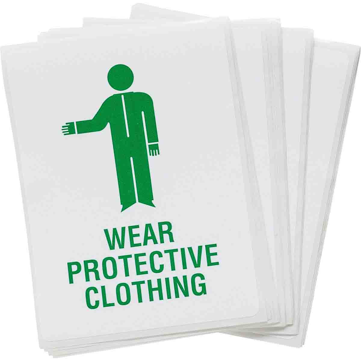 LH623E PRINZING LABEL WEAR PROTECTIVE CLOTHING