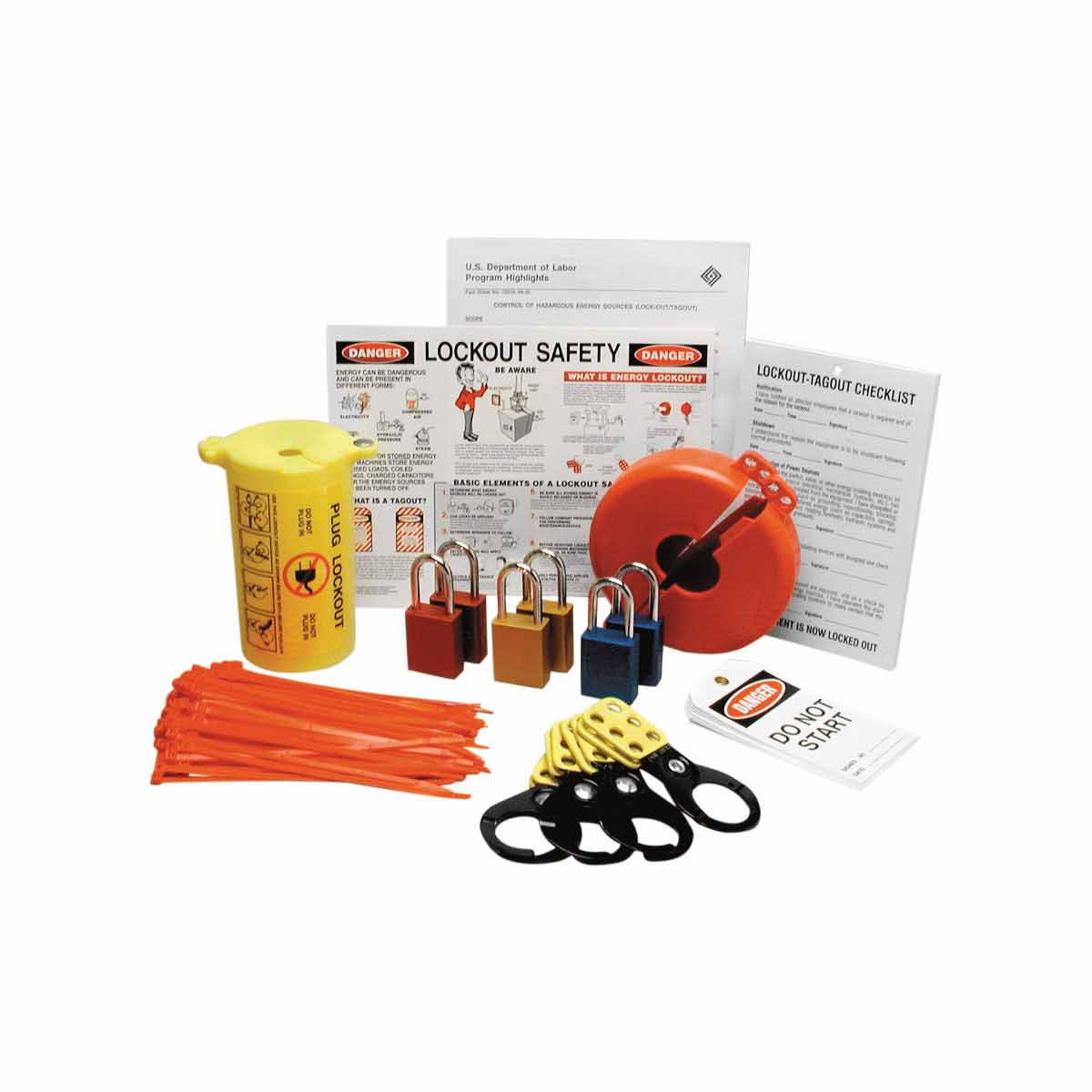 Lockout Tagout Starter Kit - Brady Part: LK505E | Brady | BradyID.com