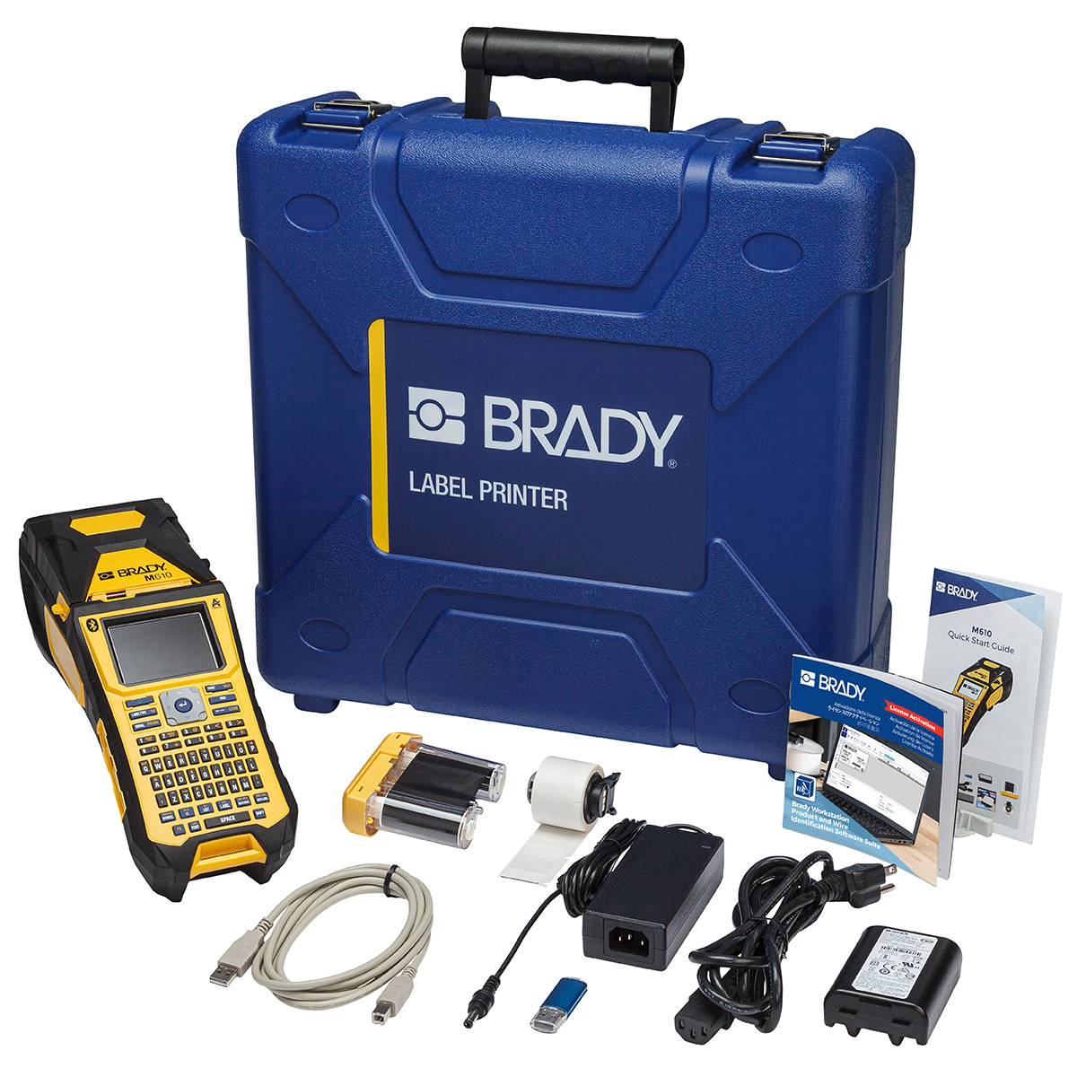 M610 Label Maker with CR1500 Barcode Scanner and Software Kit Brady
