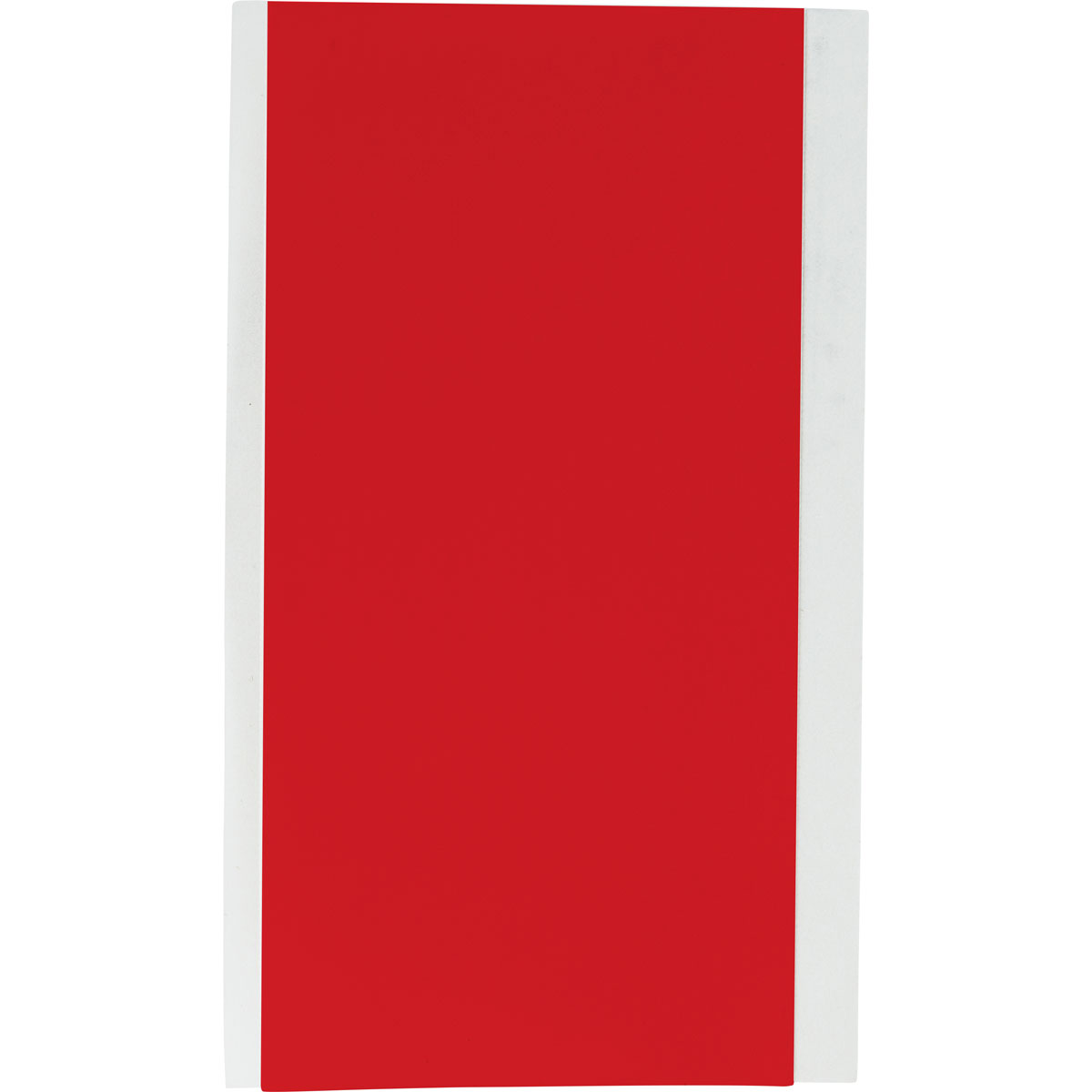 All Weather Permanent Adhesive Vinyl Label Tape for BMP71 1", Red