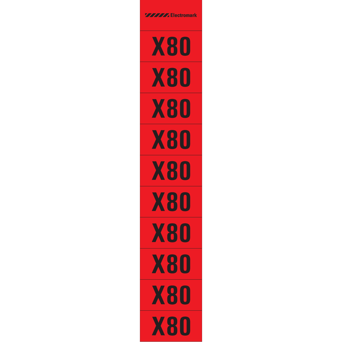 Meter Multiplier Label