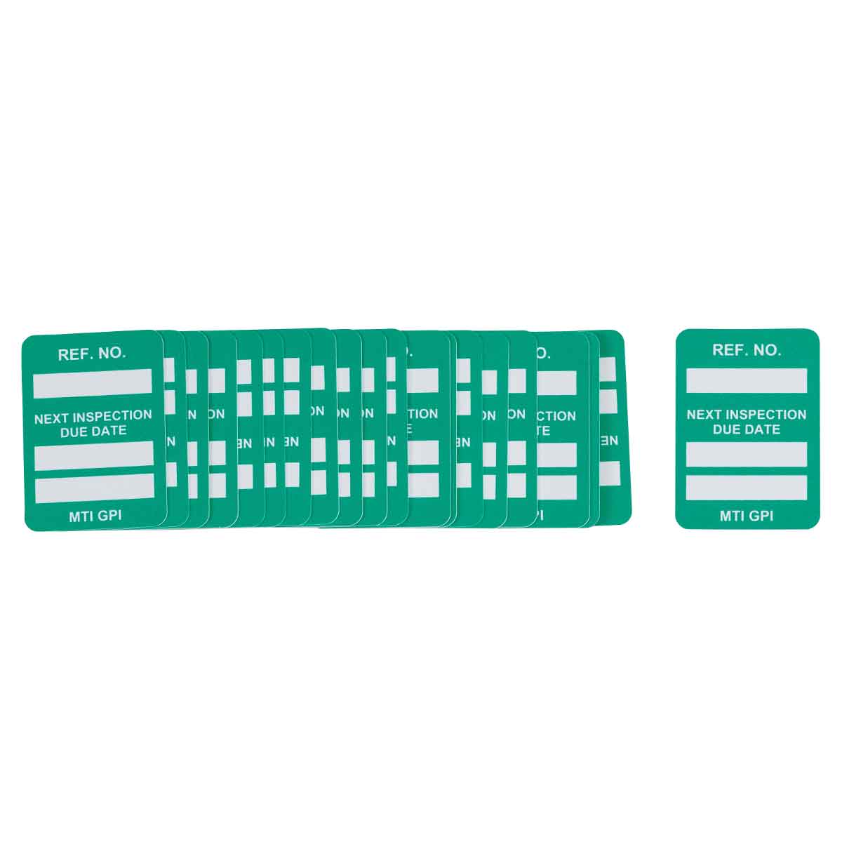 MIC-MTIGPI G MICROTAG,NEXT INSPECTION,1.75X1.25,GREEN