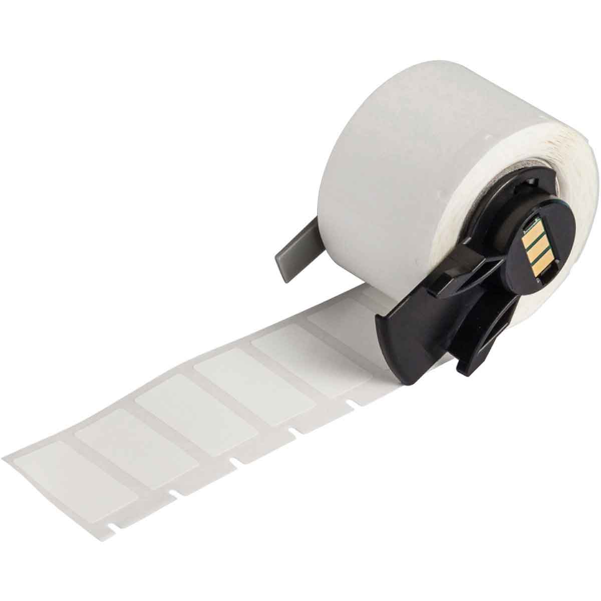 White Color Raised Panel Labels For TLS Printers Pack Of 200 1.06 Width B-593 Adhesive-Taped Polyester Brady PTLEP-171-593 0.49 Height 1.06 Width