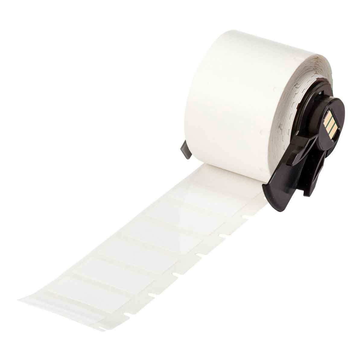 White Color Raised Panel Labels For TLS Printers Pack Of 200 1.06 Width B-593 Adhesive-Taped Polyester Brady PTLEP-171-593 0.49 Height 1.06 Width