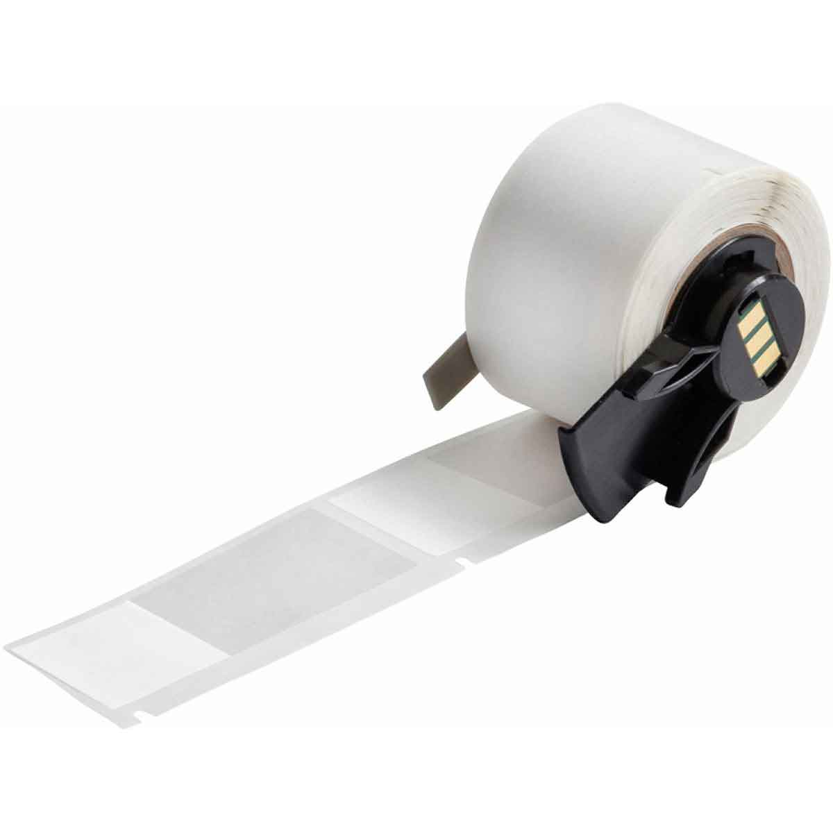 - Black on White Brady Self-Laminating Vinyl Label Tape and BMP53 Label Makers BMP51 Compatible with BMP41 1.25 Height 1 Width M-143-427 Translucent Tape