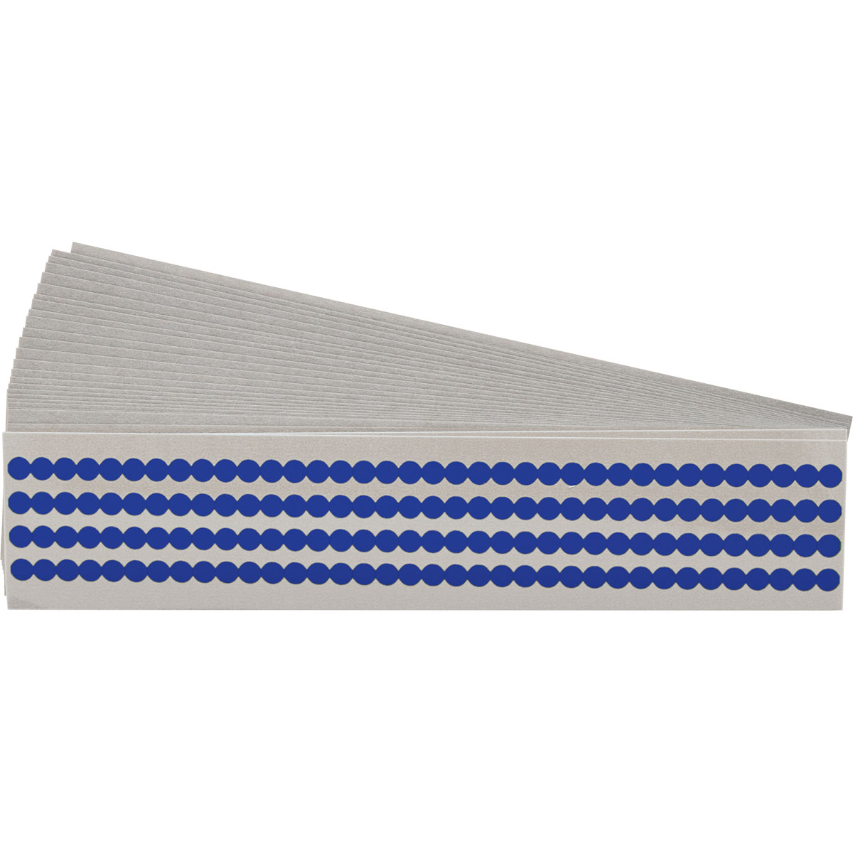 QD-25-BL-PK Circle Label, Vinyl Blue .25 in 25Pk