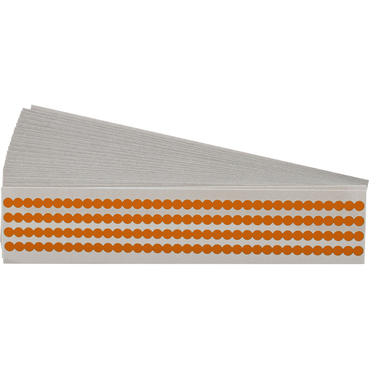 QD-25-OR-PK Circle Label, Vinyl Orange .25 in 25Pk