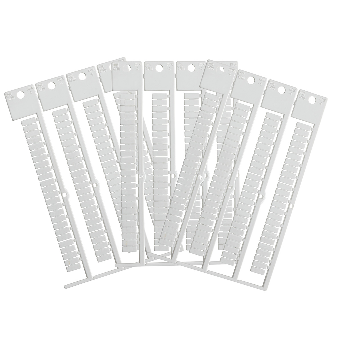 BradyJet J1000 Terminal Block Tags 4mm x 10mm, 4mm Pitch Brady Part