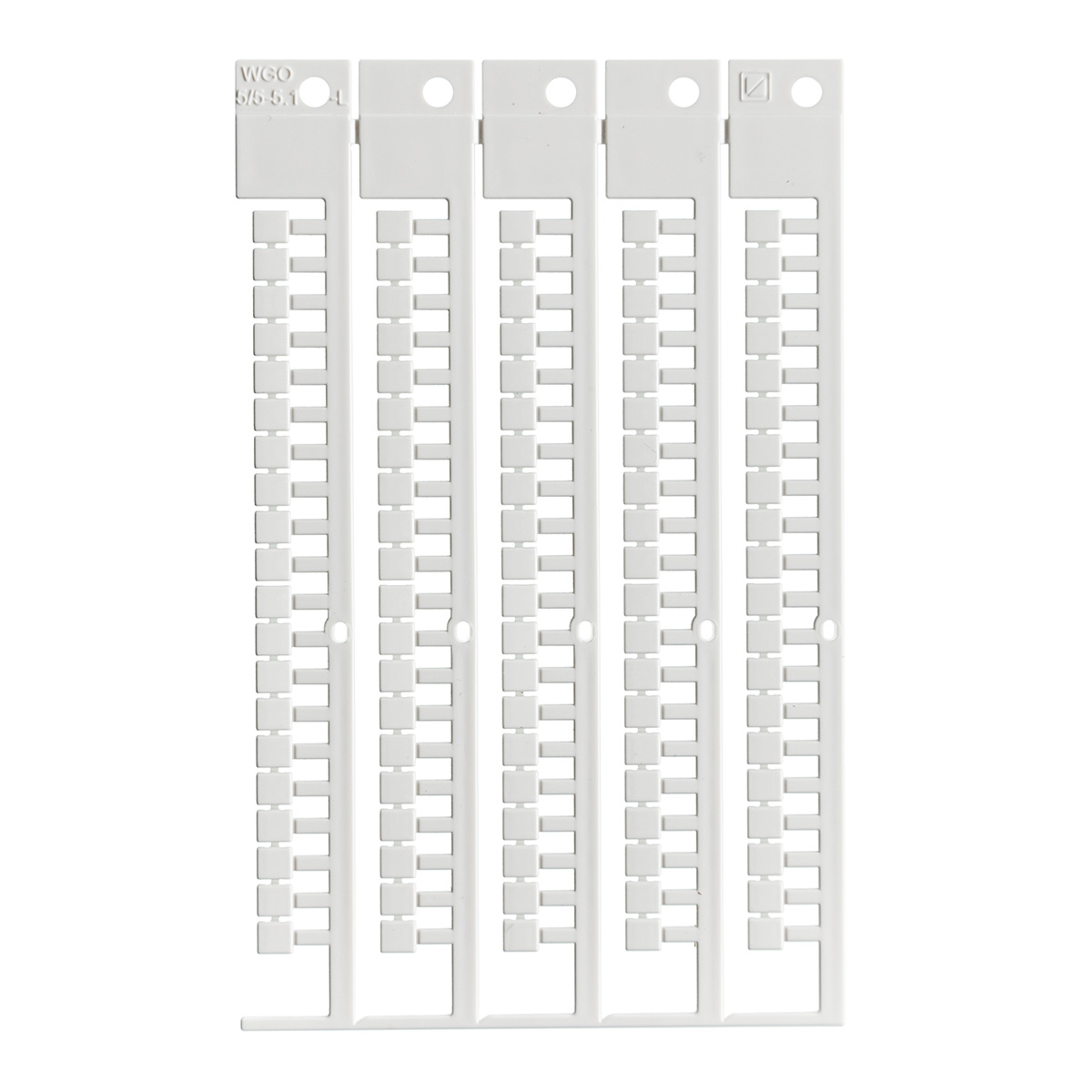 SA4363 Terminal Block Tag 5mm H x 5mm W 1100PC