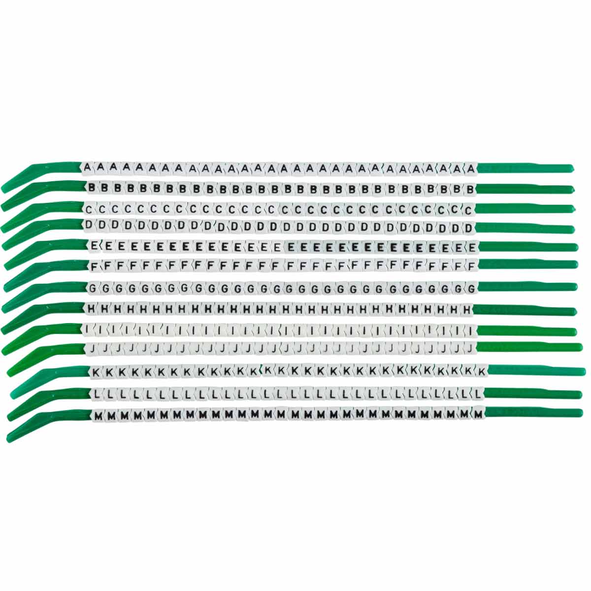 SCN09-A-M ClipSleeve Wire Mrkr SZ 09 Legend A to M