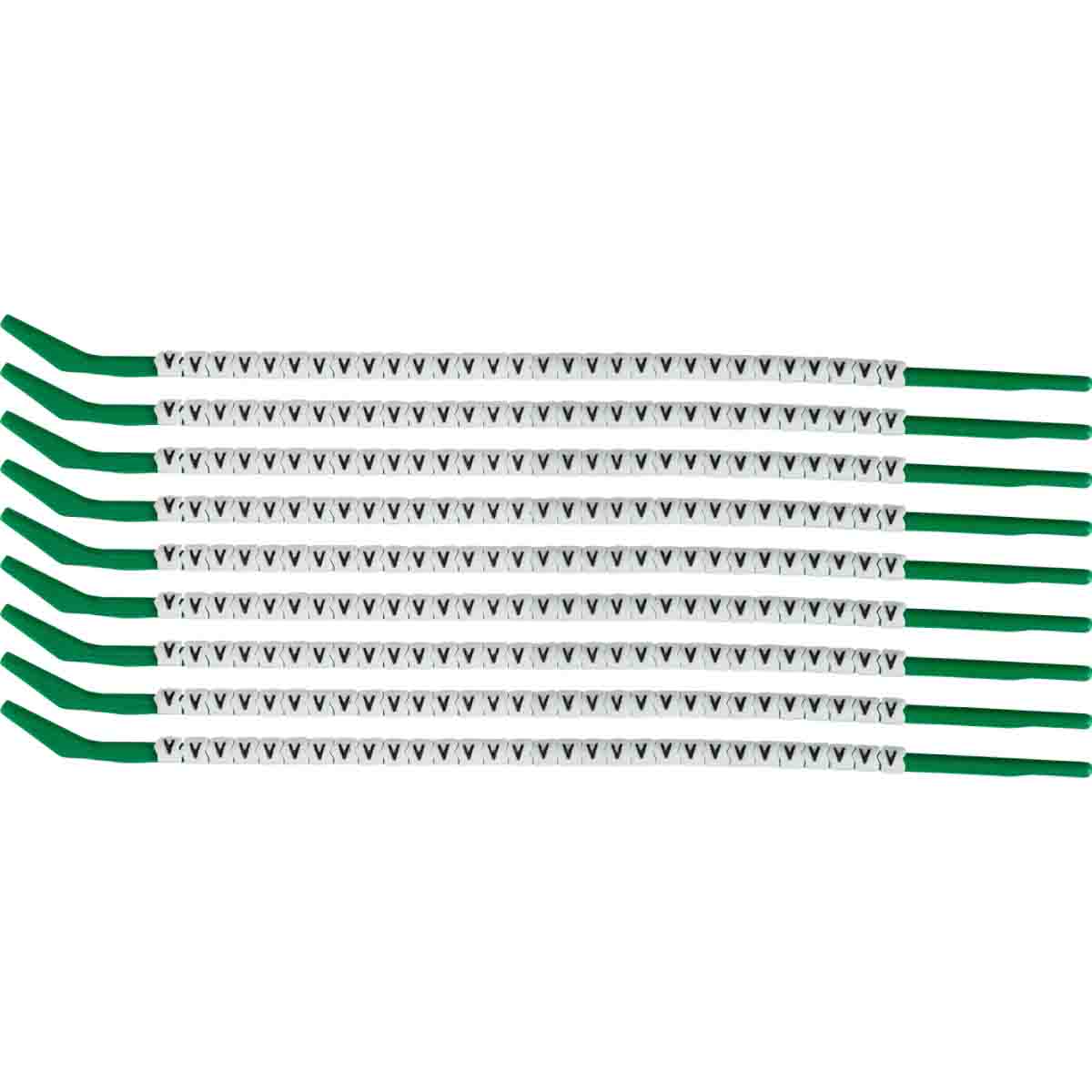 SCN09-V ClipSleeve Wire Marker Size 09 Legend V