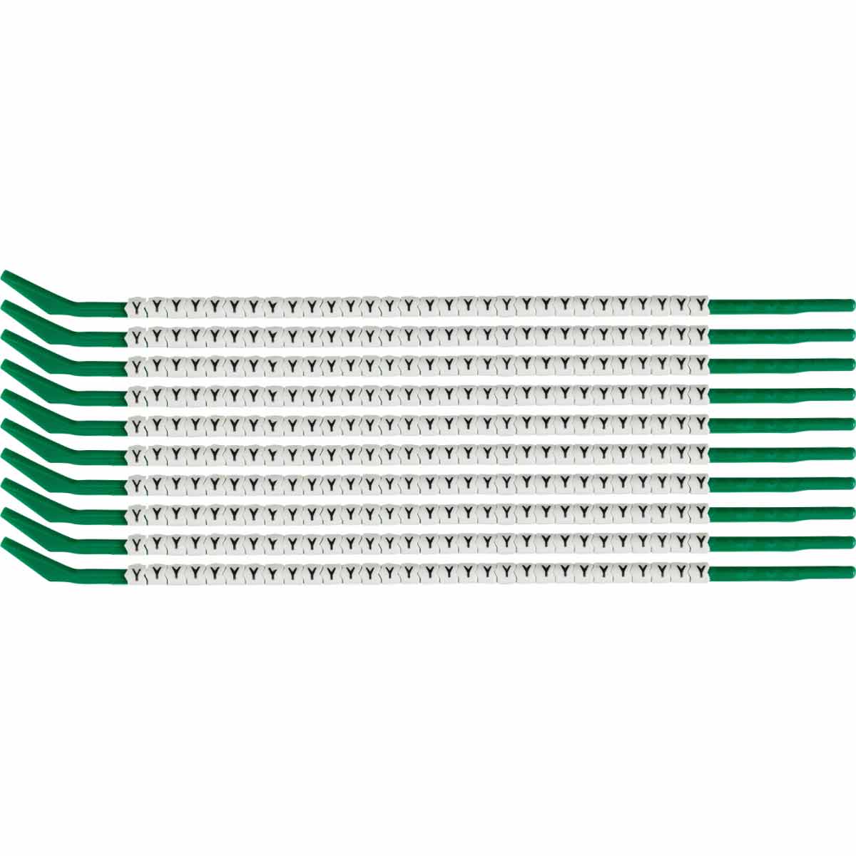 Wire Marker Clip Sleeves Brady SCN05-B Black on White 50 Clips