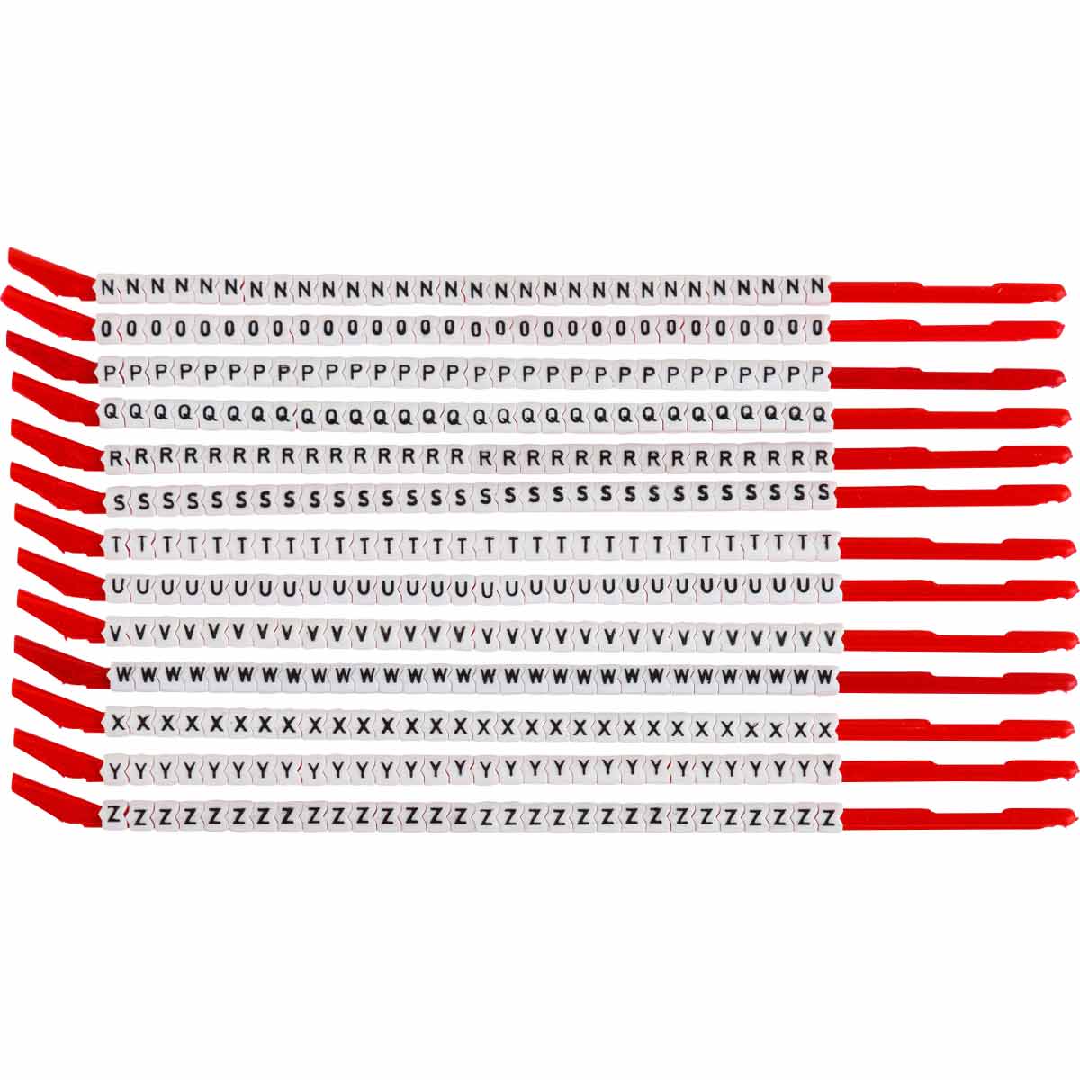 SCN10-N-Z ClipSleeve Wire Mrkr SZ 10 Legend N to Z