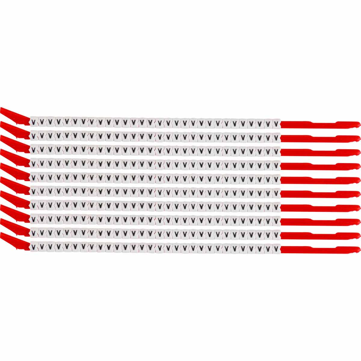 SCN10-V ClipSleeve Wire Marker Size 10 Legend V