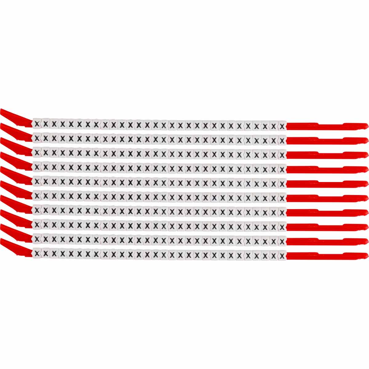 SCN10-X ClipSleeve Wire Marker Size 10 Legend X