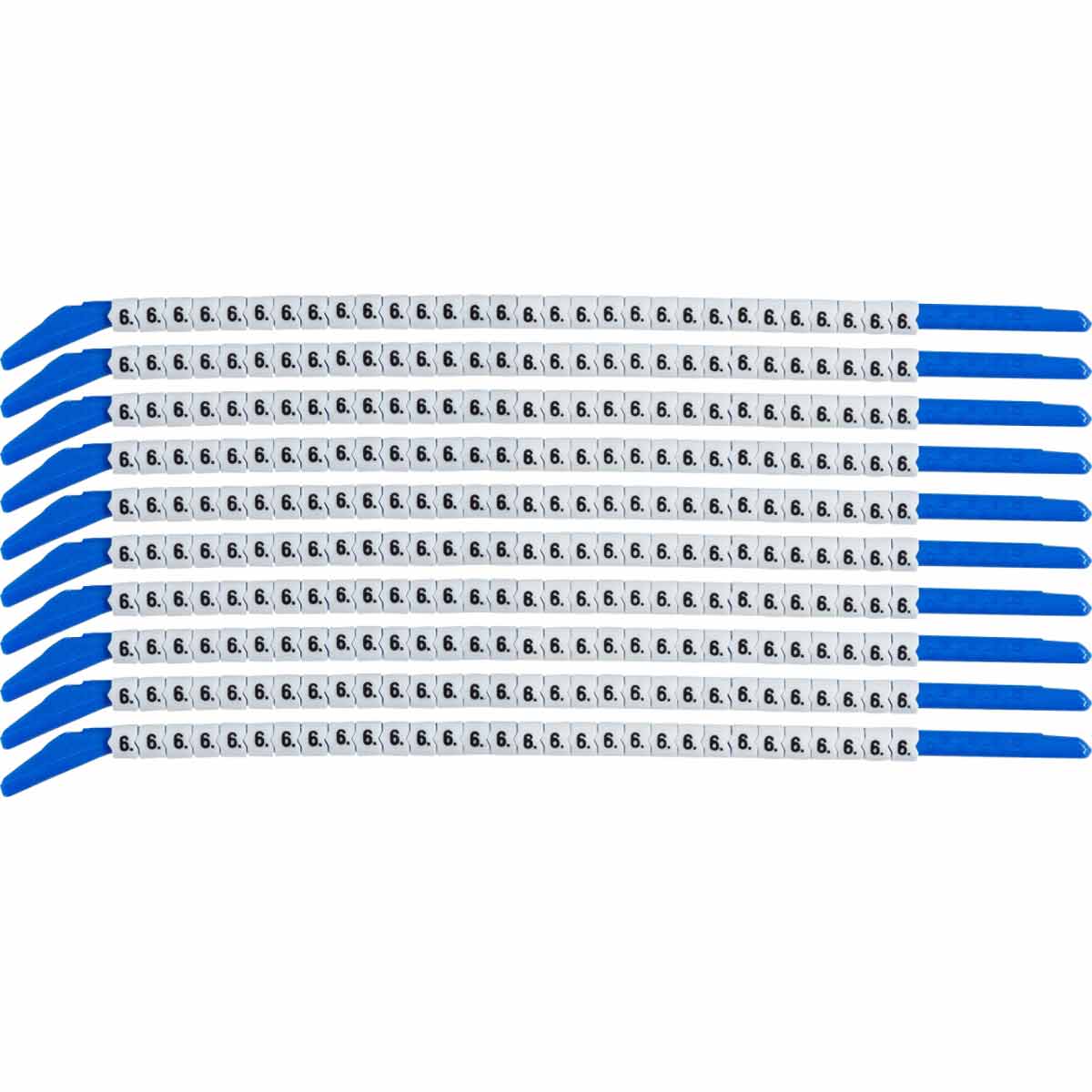 SCN13-6 ClipSleeve Wire Marker Size 13 Legend 6