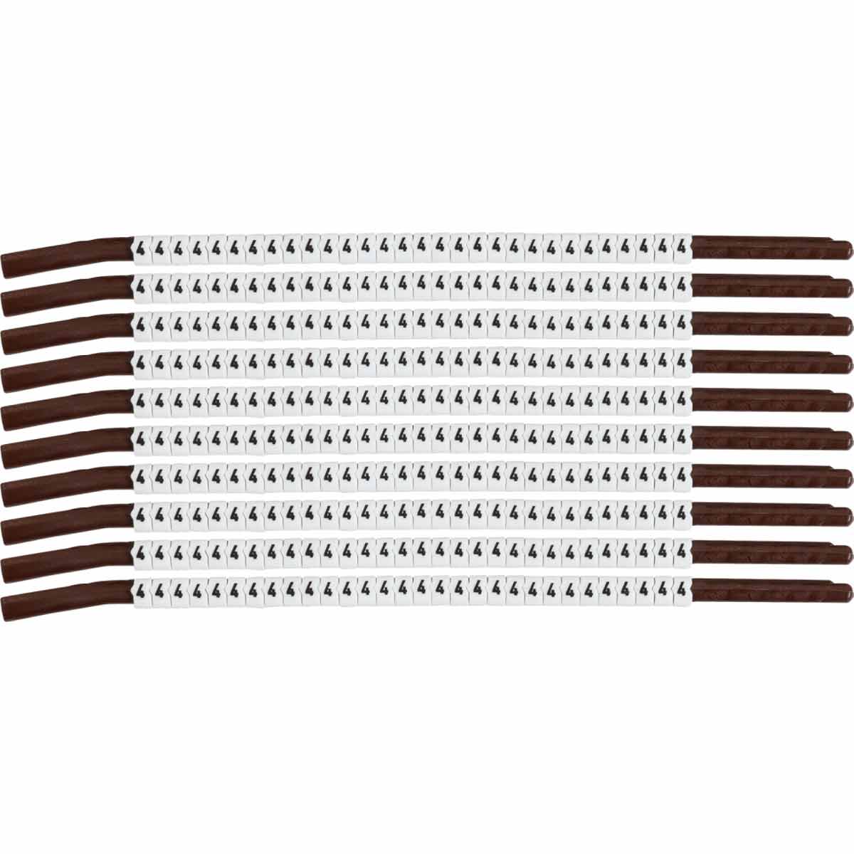 SCN15-4 ClipSleeve Wire Marker Size 15 Legend 4
