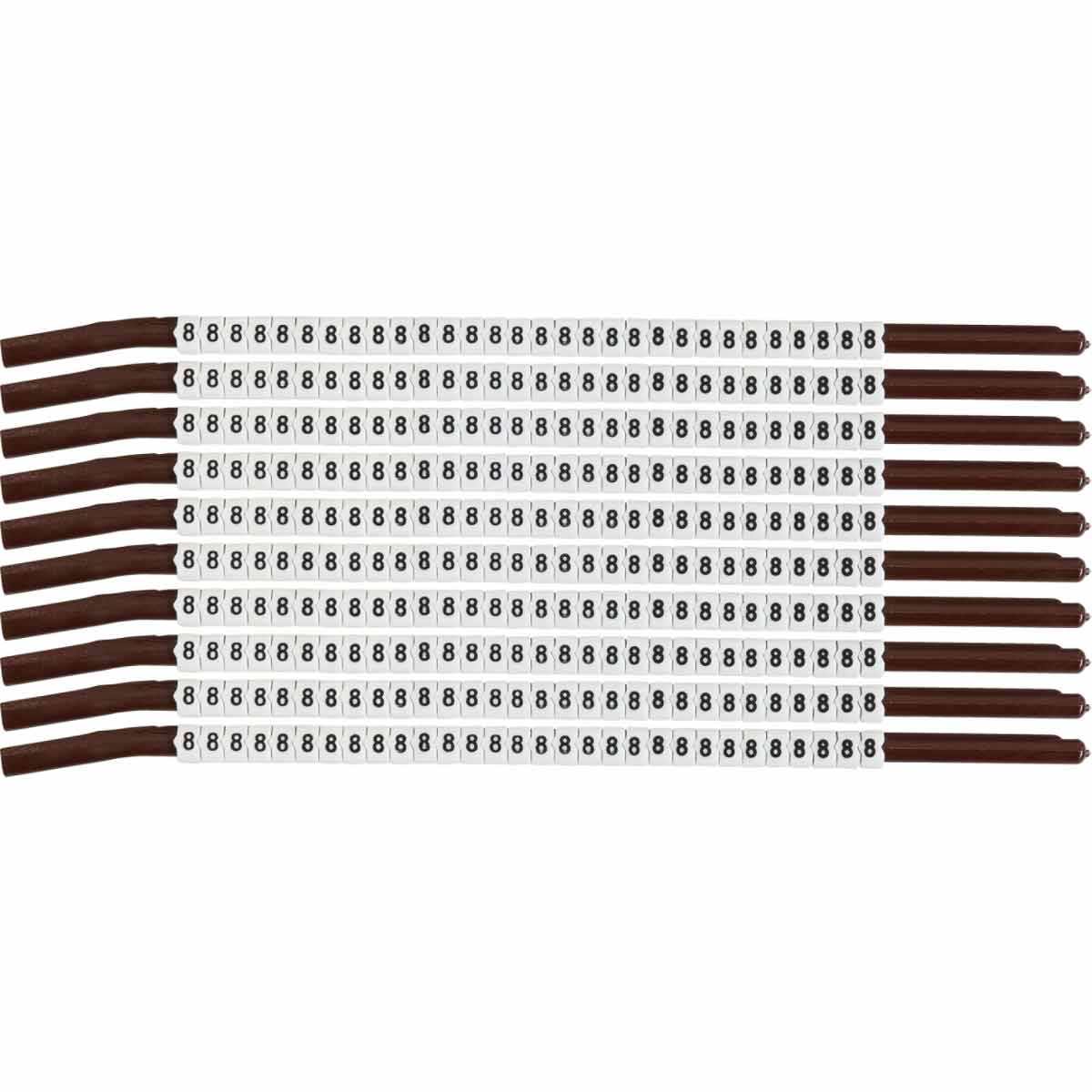SCN15-8 ClipSleeve Wire Marker Size 15 Legend 8