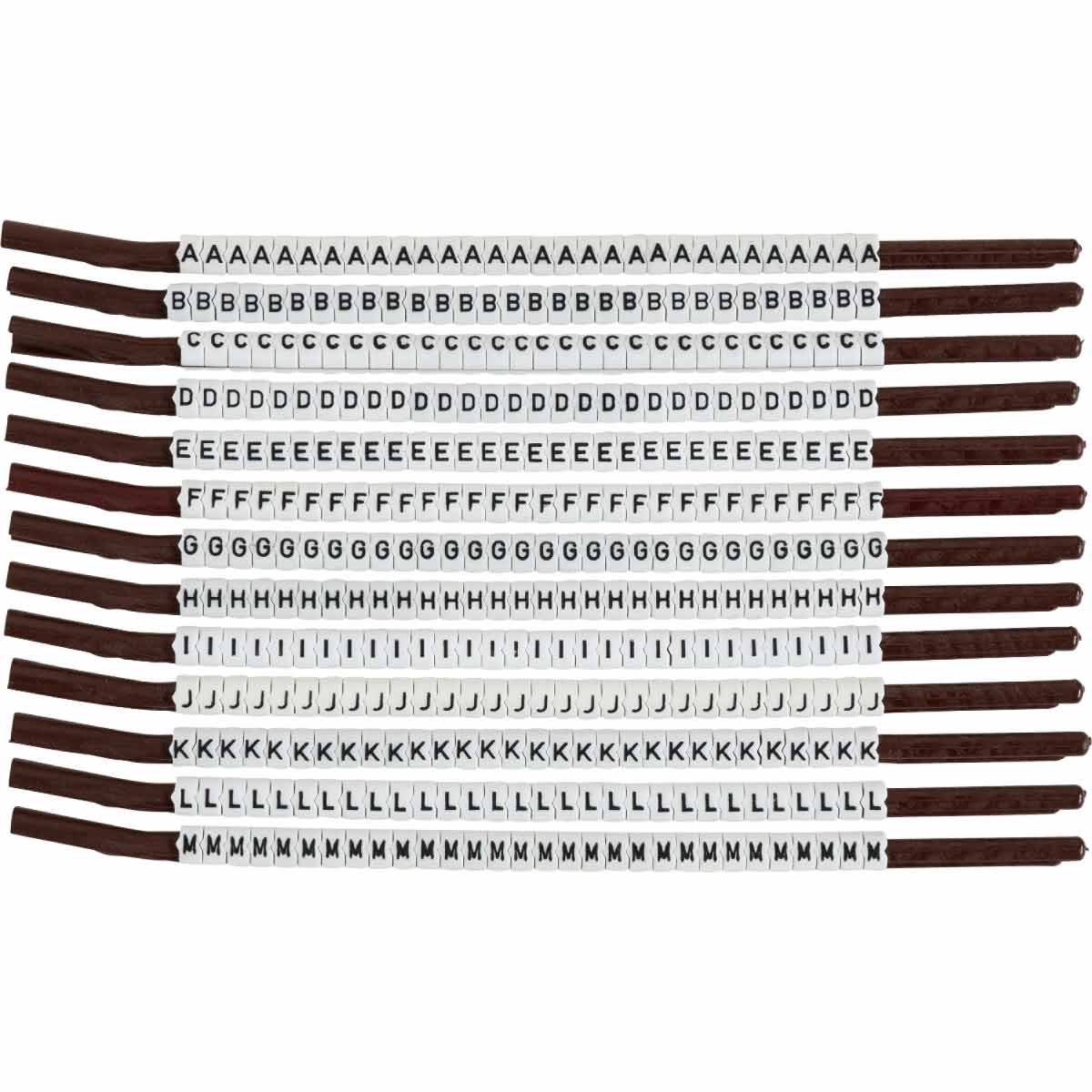 SCN15-A-M ClipSleeve Wire Mrkr SZ 15 Legend A to M