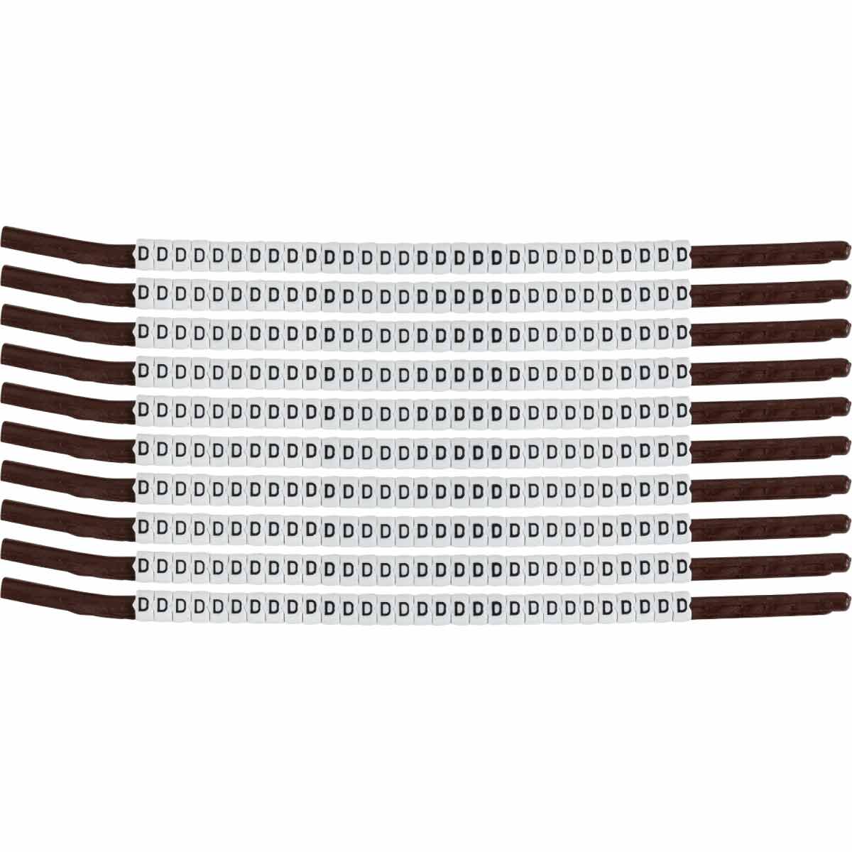 SCN15-D ClipSleeve Wire Marker Size 15 Legend D