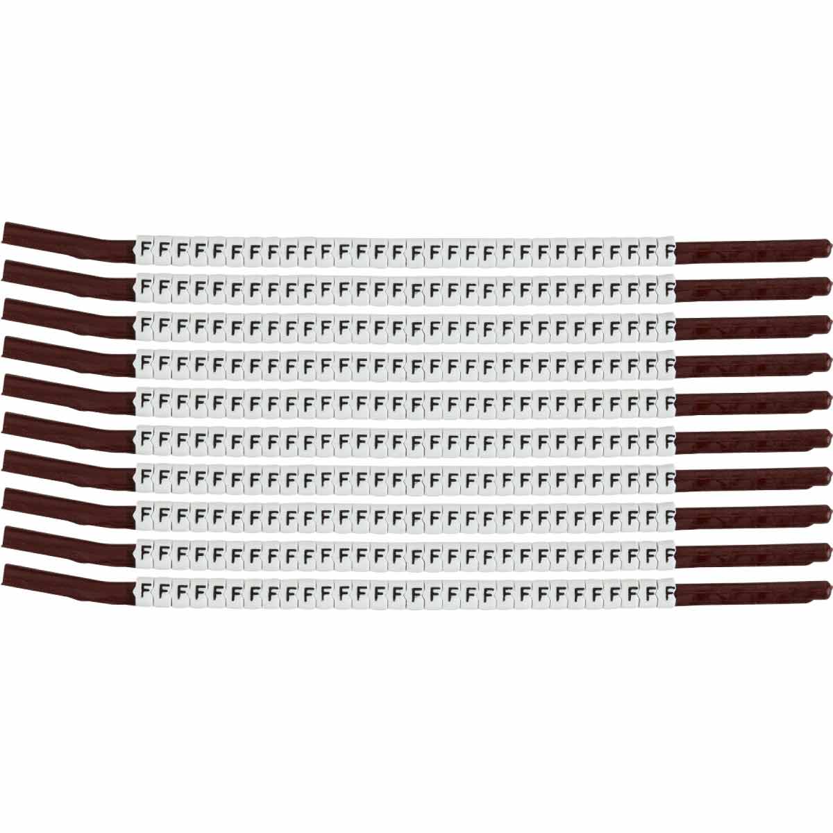 SCN15-F ClipSleeve Wire Marker Size 15 Legend F