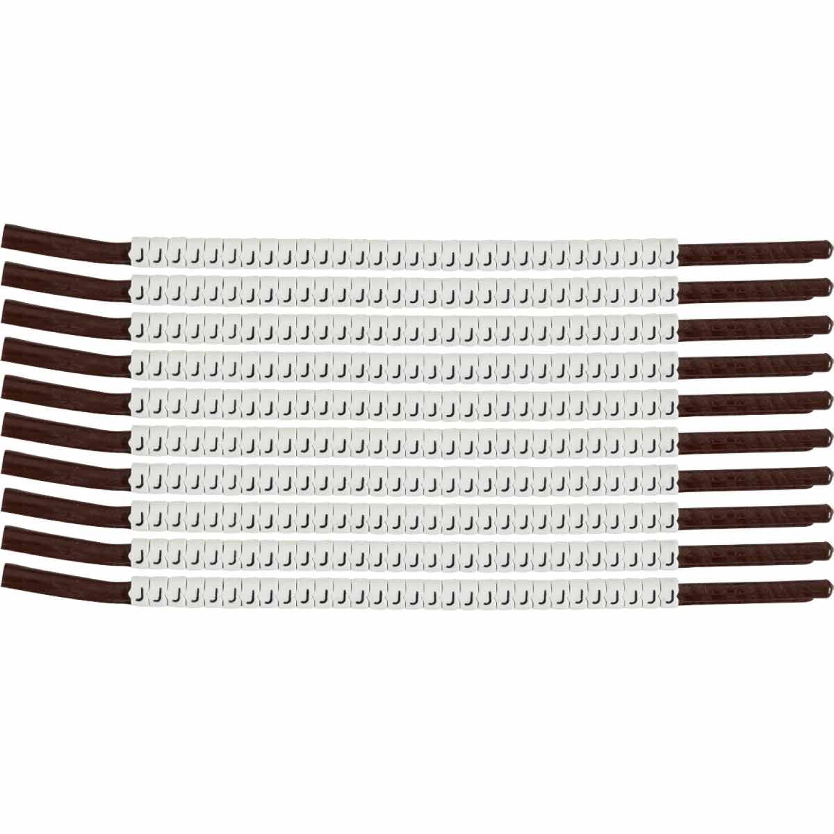 SCN15-J ClipSleeve Wire Marker Size 15 Legend J
