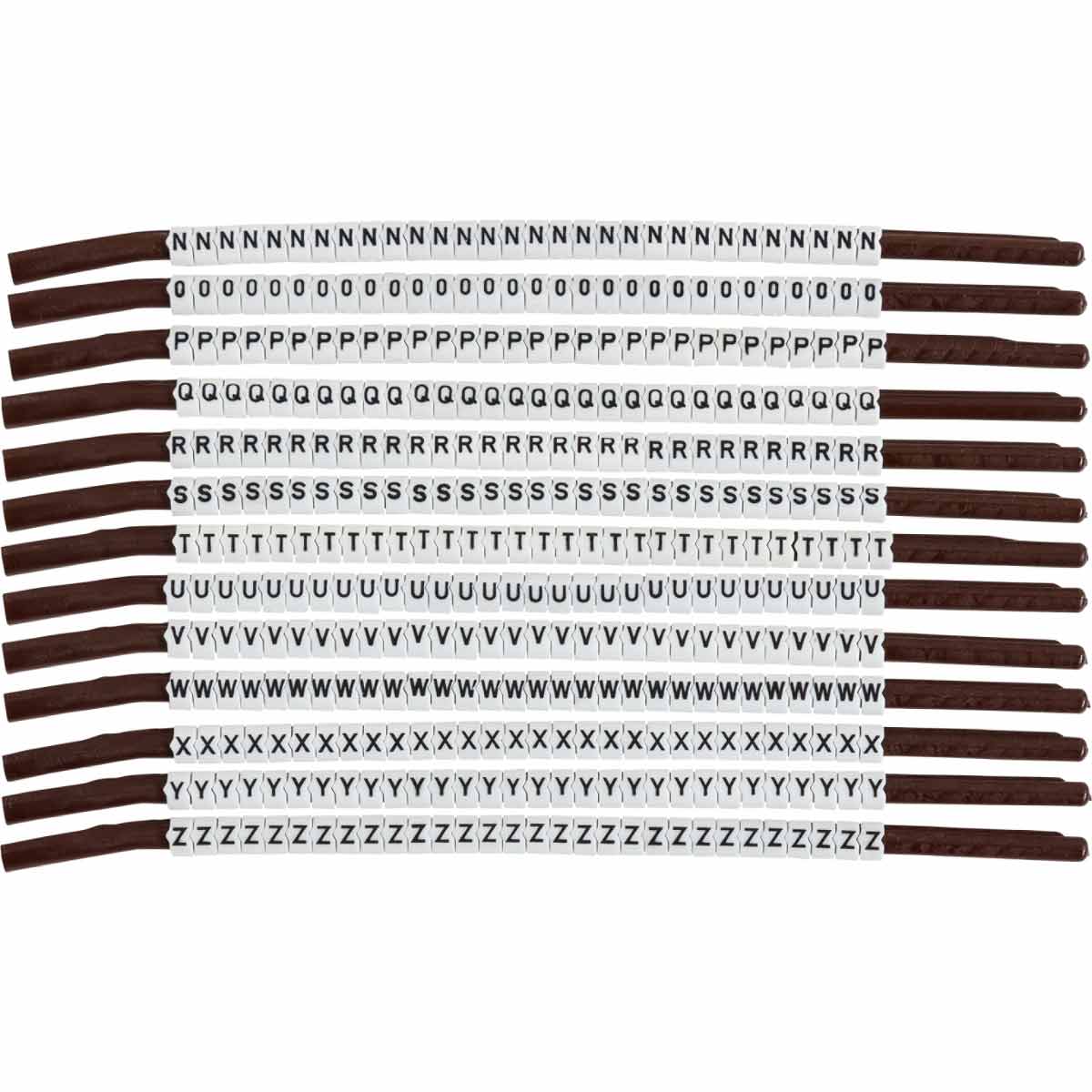 SCN15-N-Z ClipSleeve Wire Mrkr SZ 15 Legend N to Z