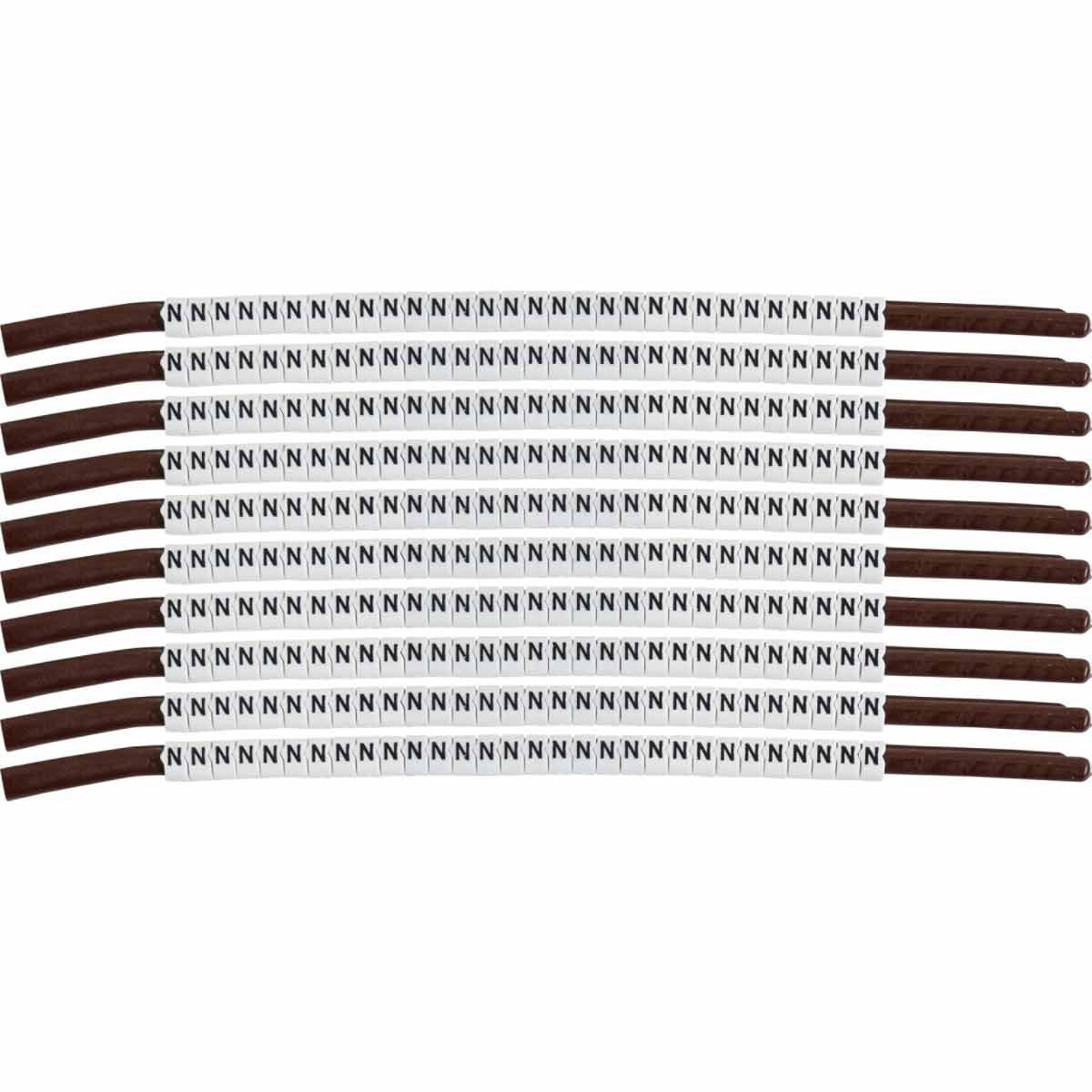 SCN15-N ClipSleeve Wire Marker Size 15 Legend N