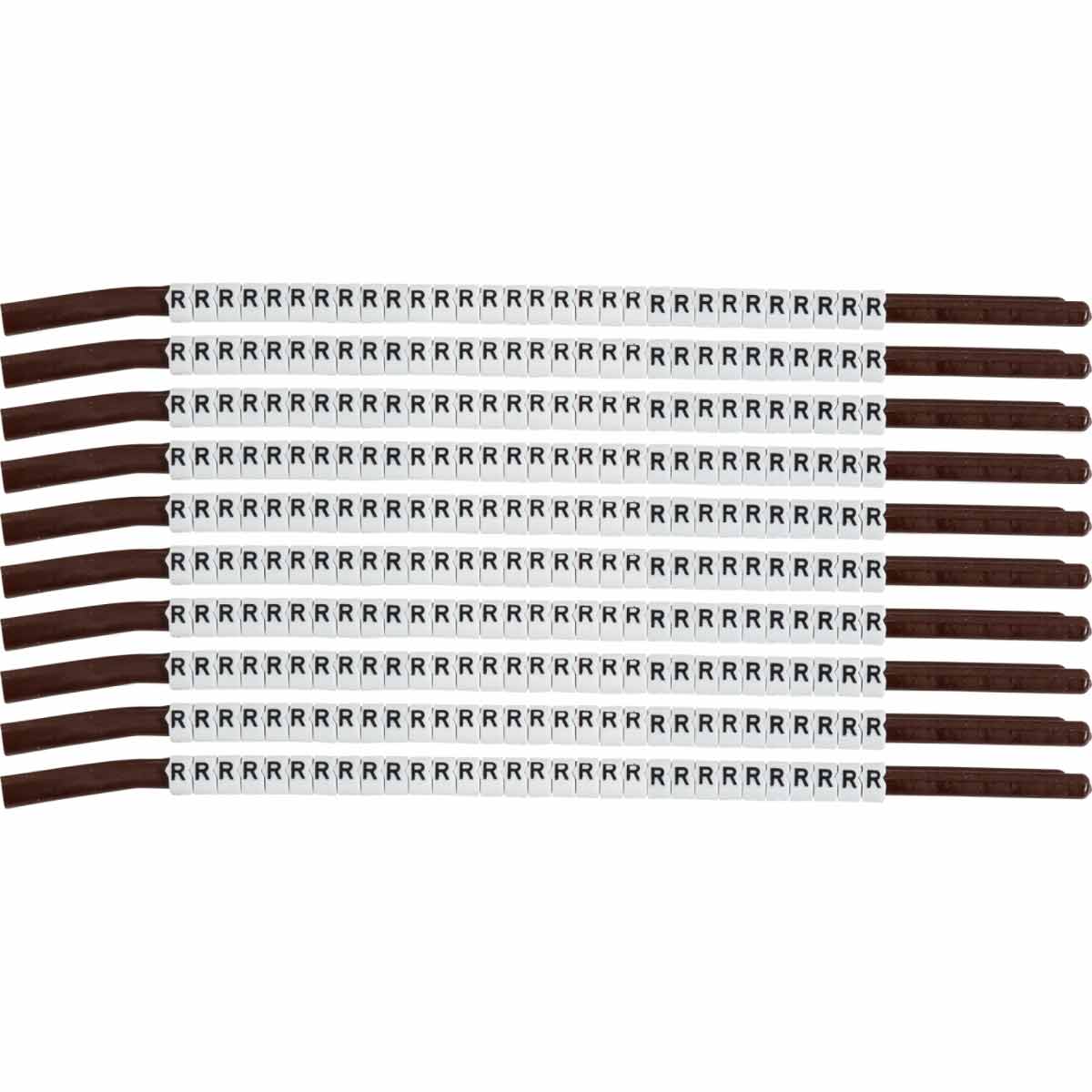 SCN15-R ClipSleeve Wire Marker Size 15 Legend R